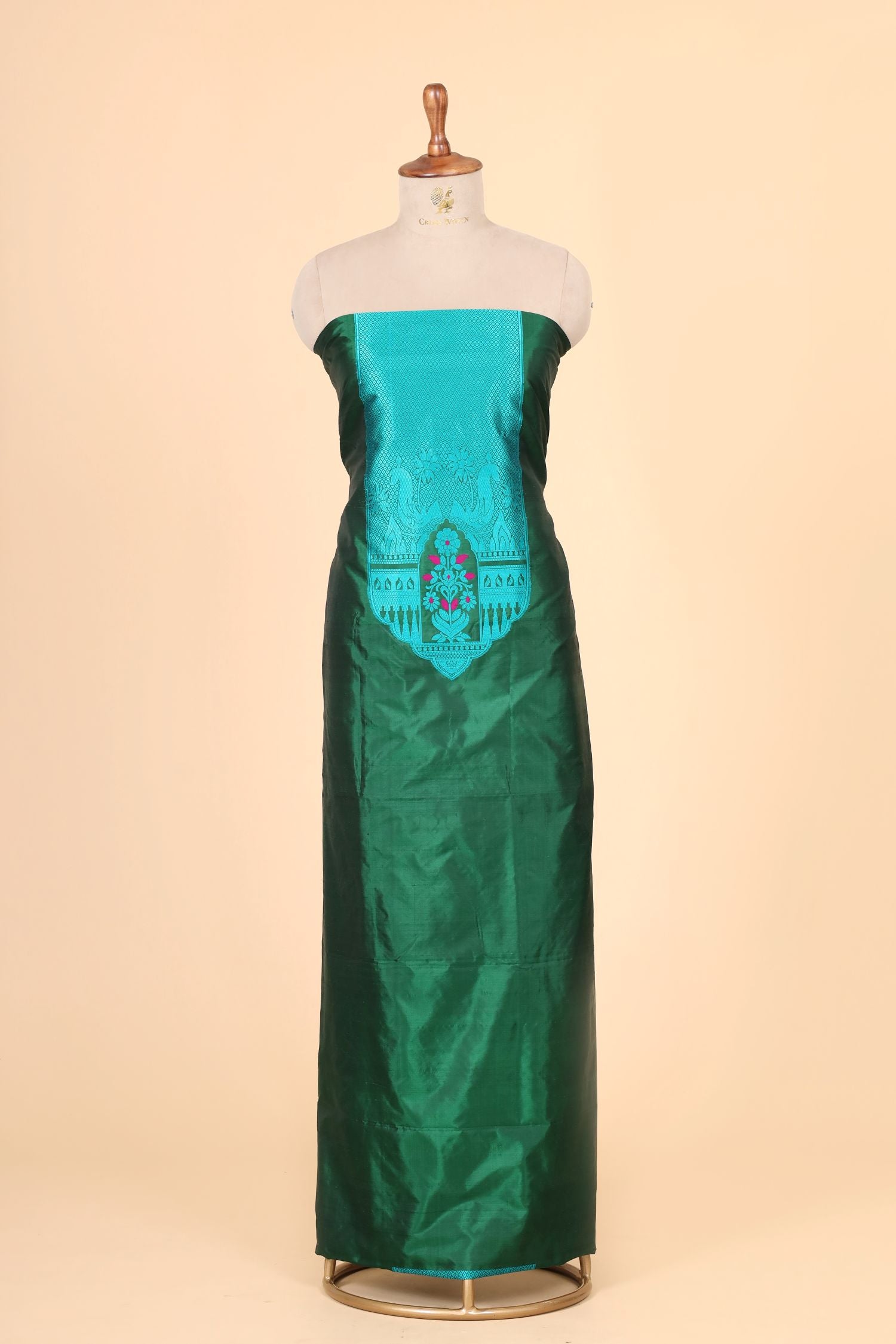 Emerald Green Katan Silk Co-ord Set