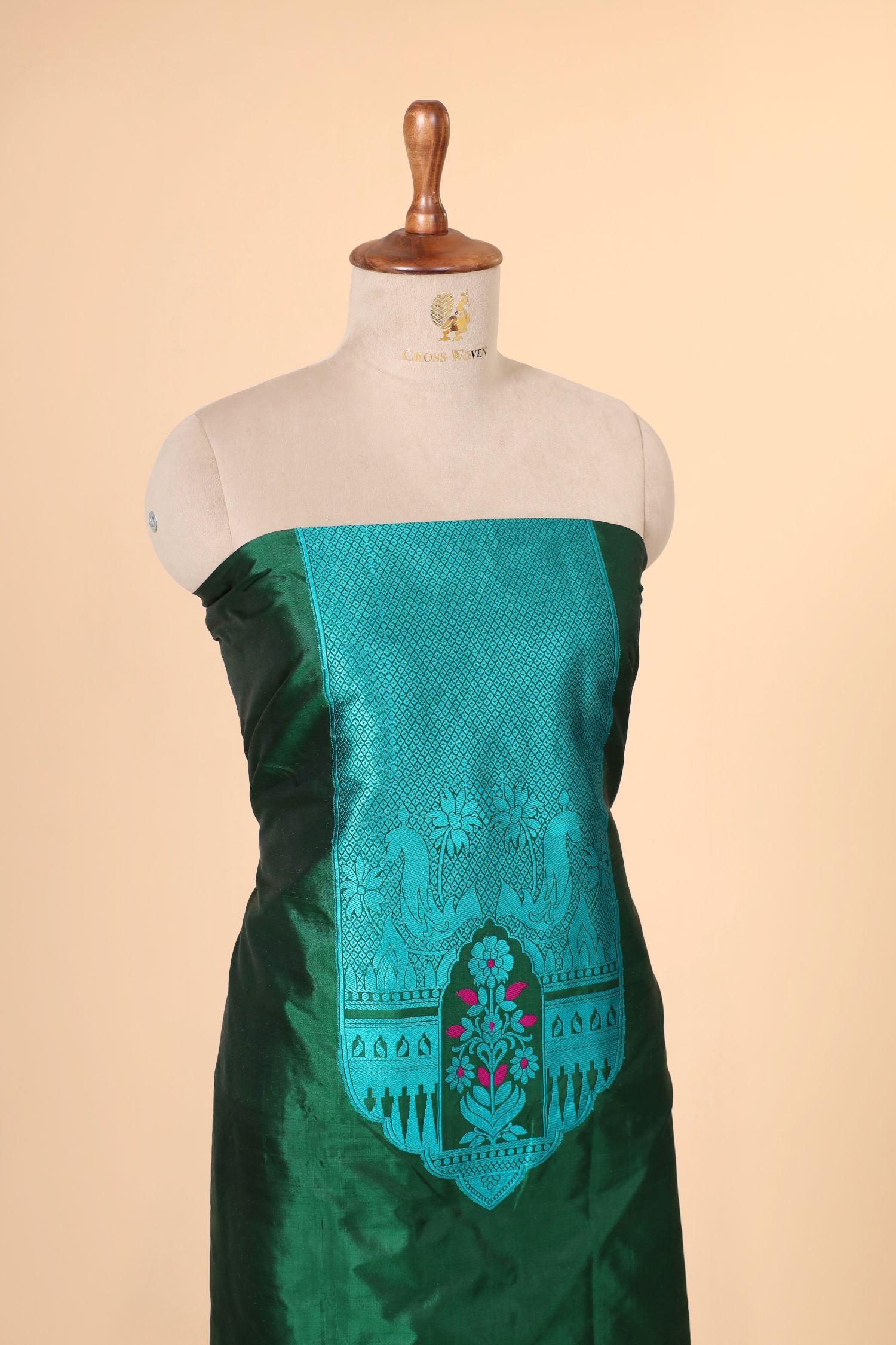 Emerald Green Katan Silk Co-ord Set