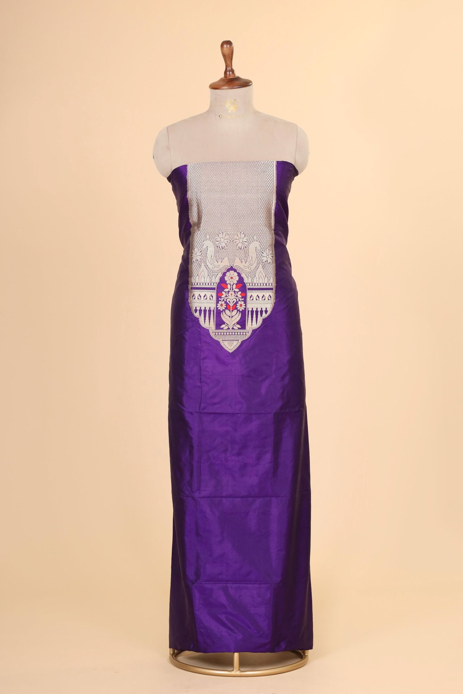 Purple Katan Silk Co-ord Set