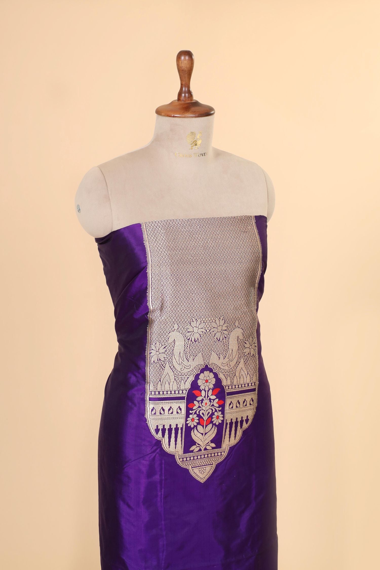 Purple Katan Silk Co-ord Set