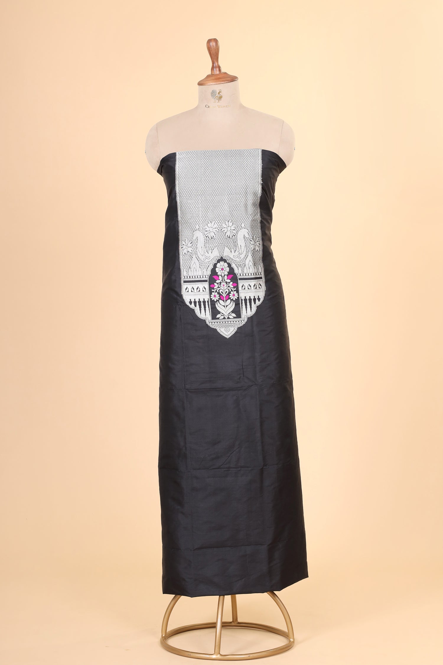 Black Katan Silk Co-ord Set