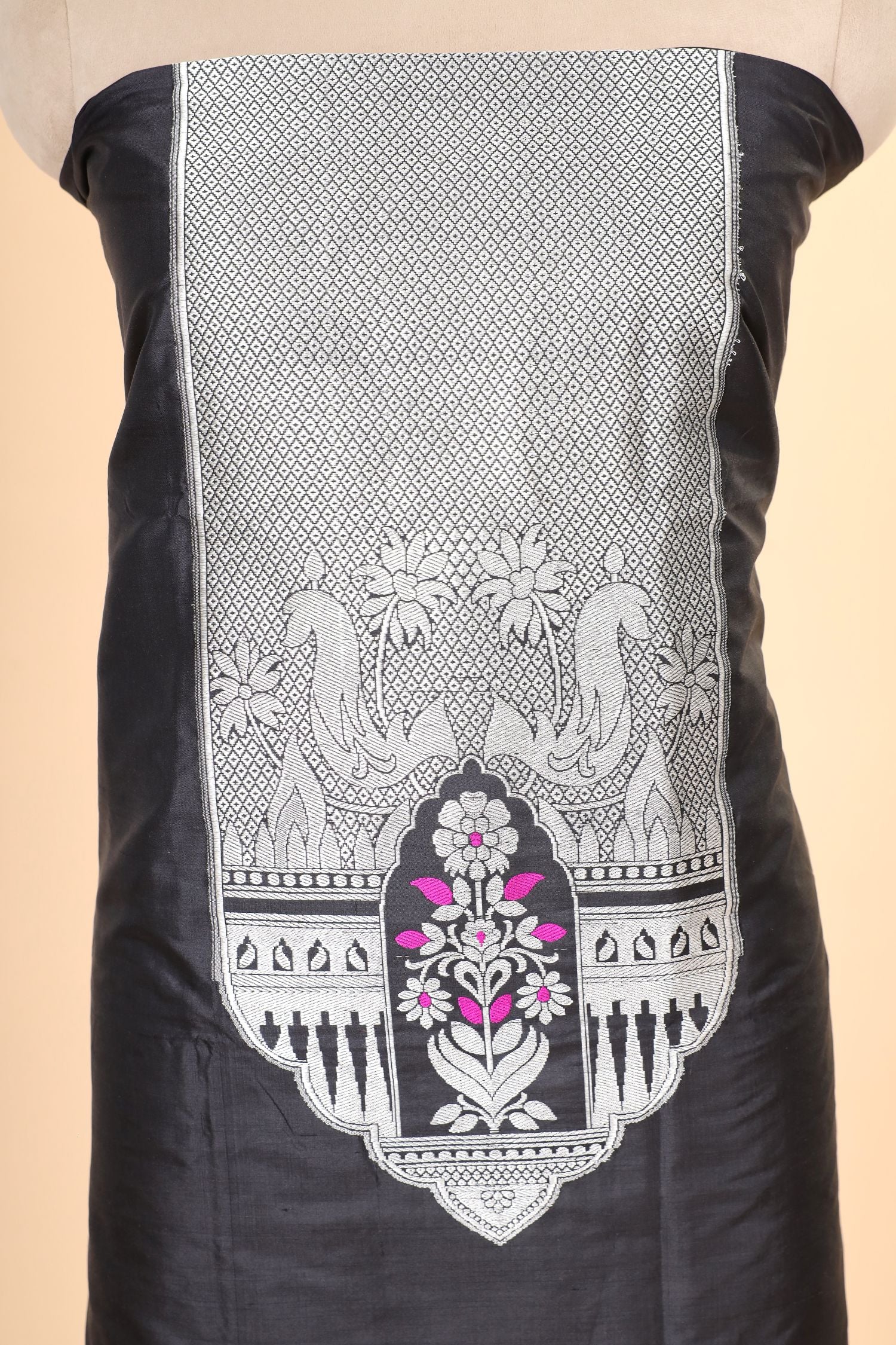 Black Katan Silk Co-ord Set