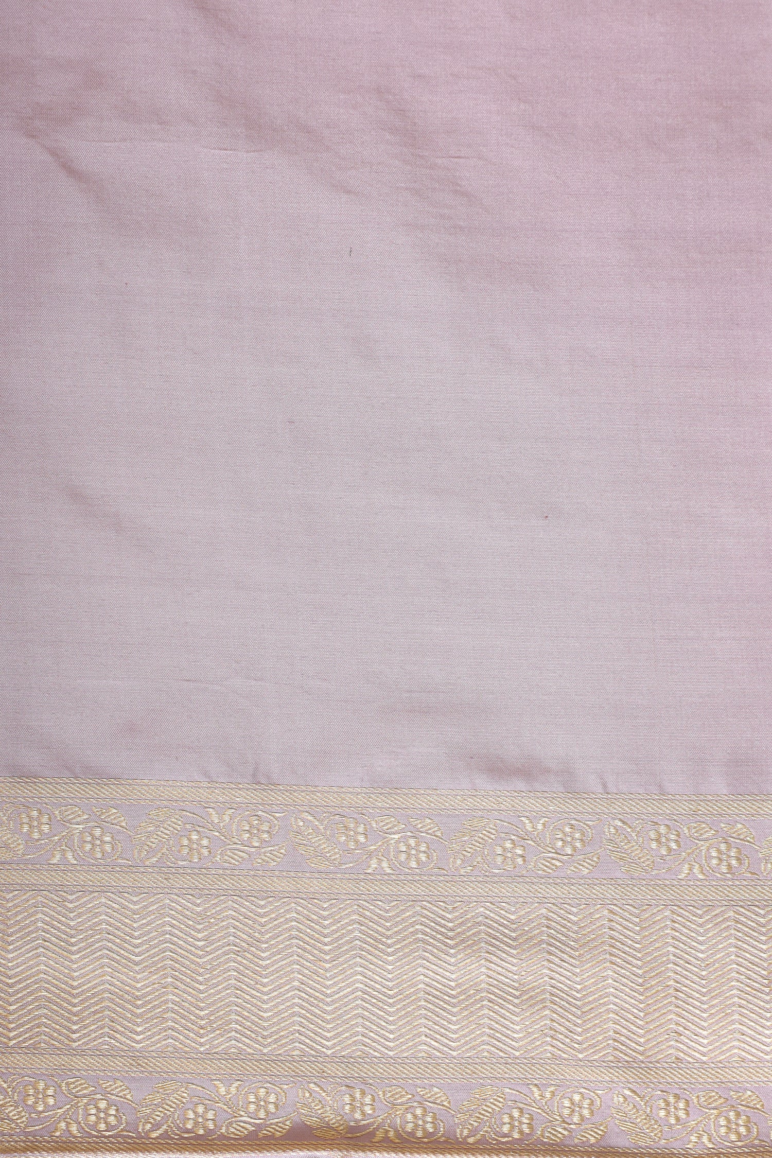 Lilac Handwoven Pure Banarasi Katan Silk Saree