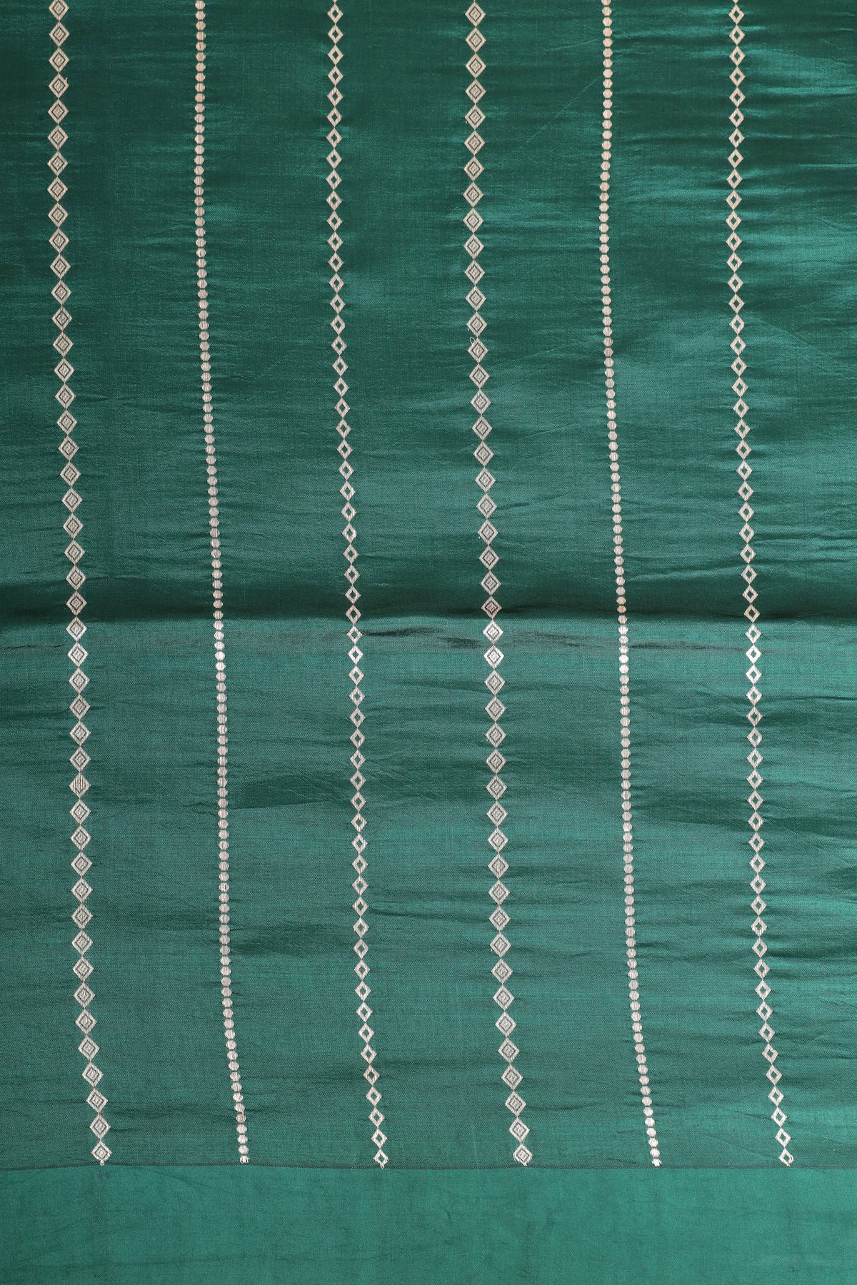 Emerald Green Handwoven Pure Banarasi Soft Silk Saree