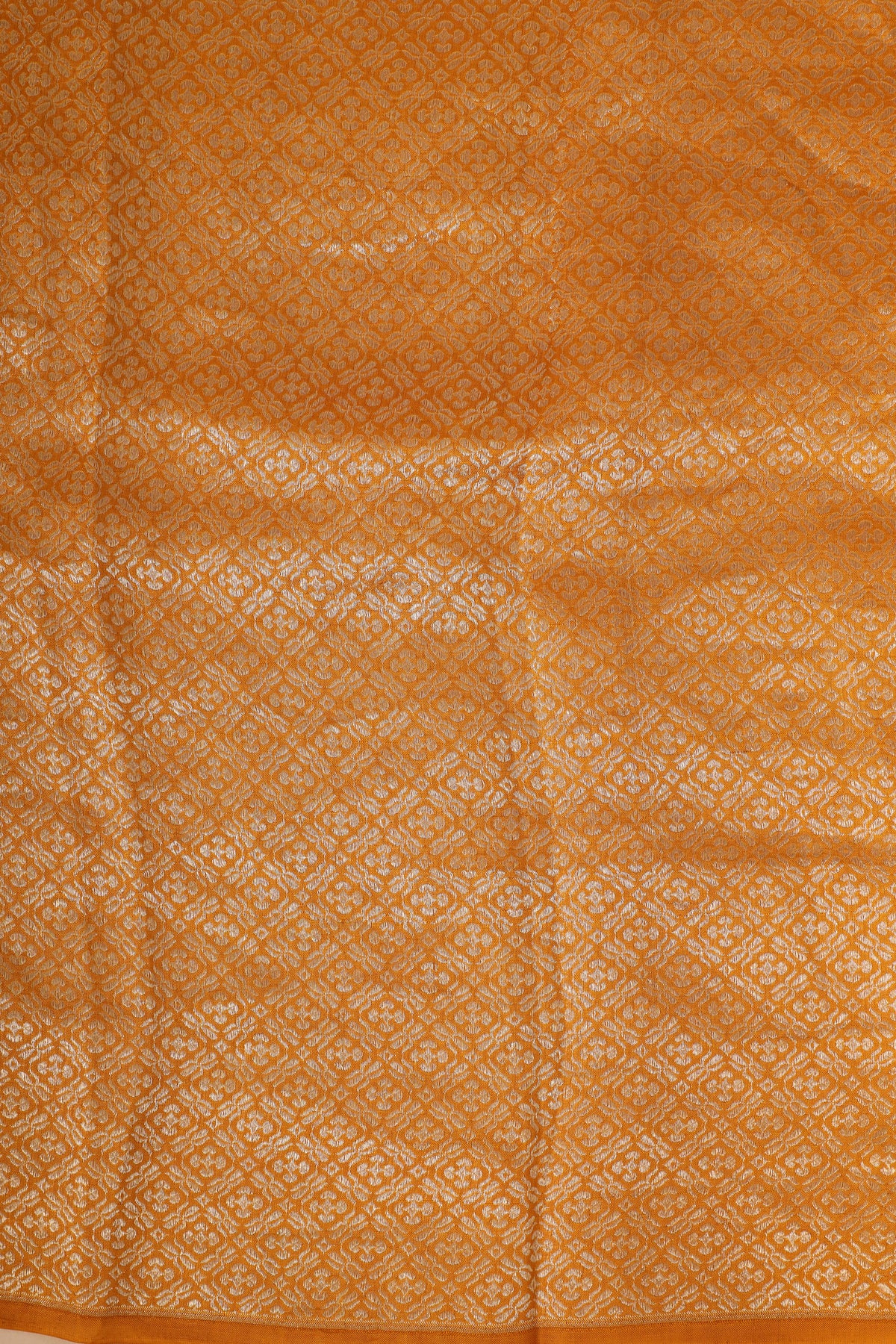 Mustard Yellow Handwoven Pure Banarasi Katan Soft Silk Saree