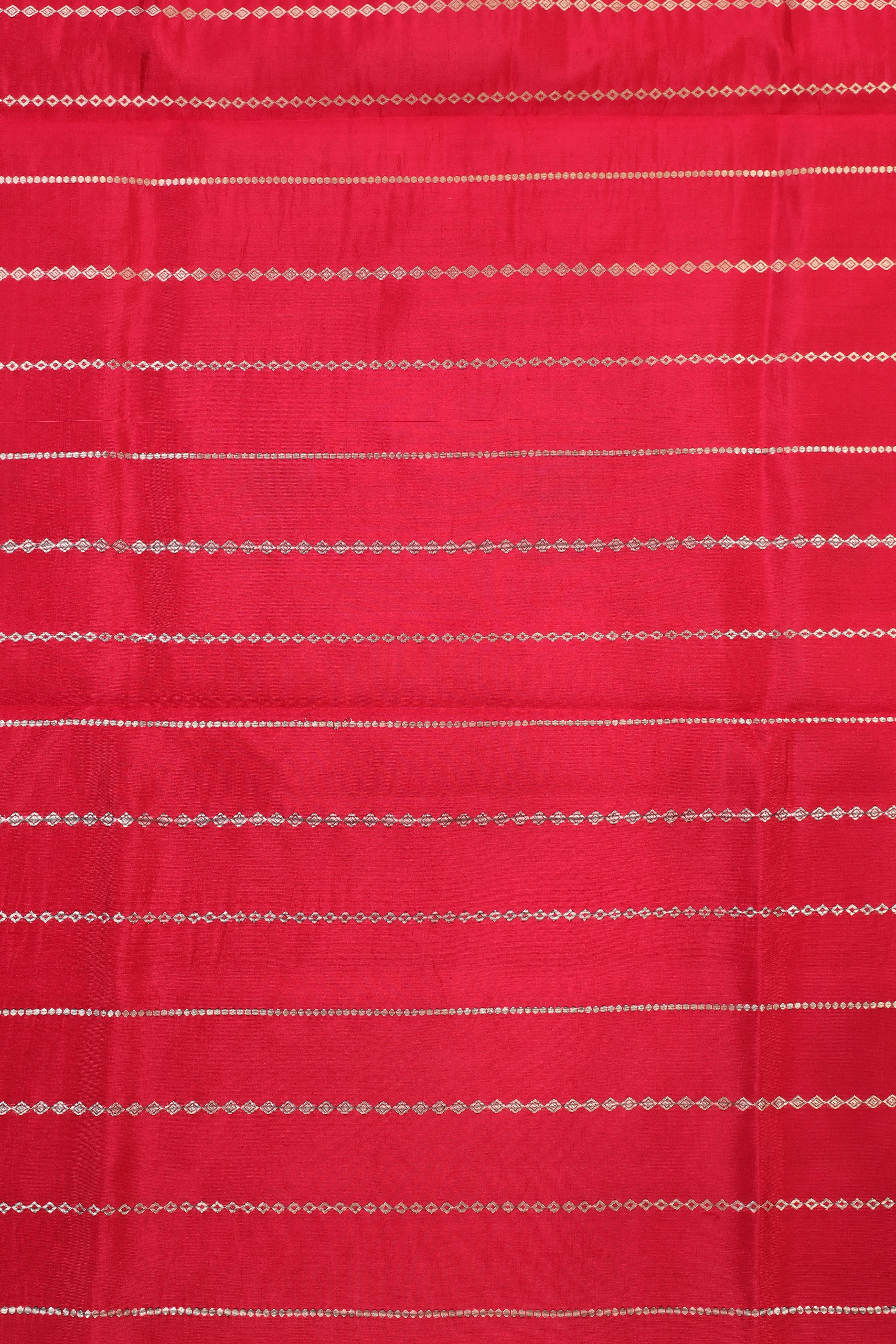 Crimson Pink Handwoven Pure Banarasi Katan Soft Silk Saree