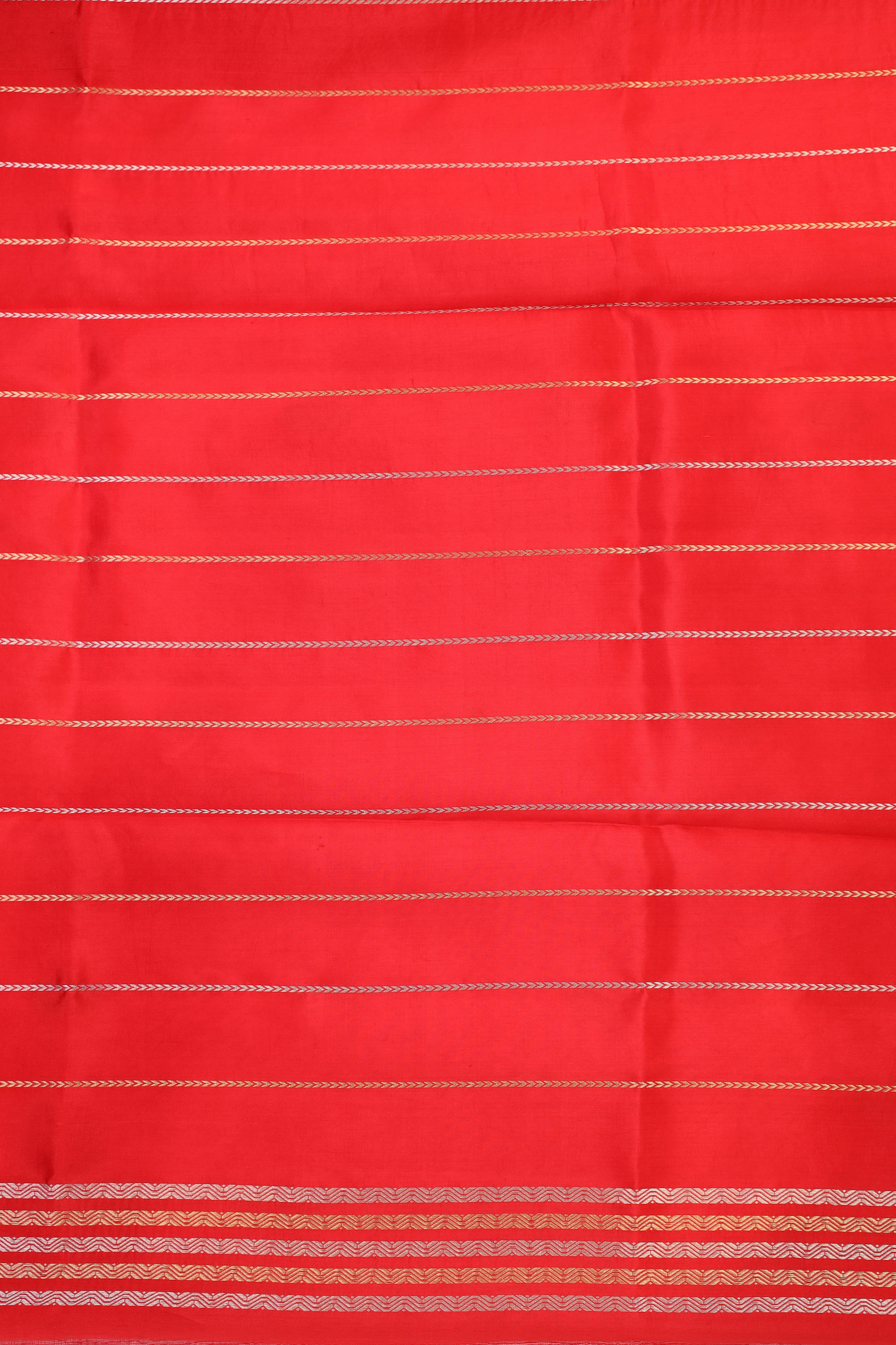 Red Handwoven Pure Banarasi Soft Silk Saree