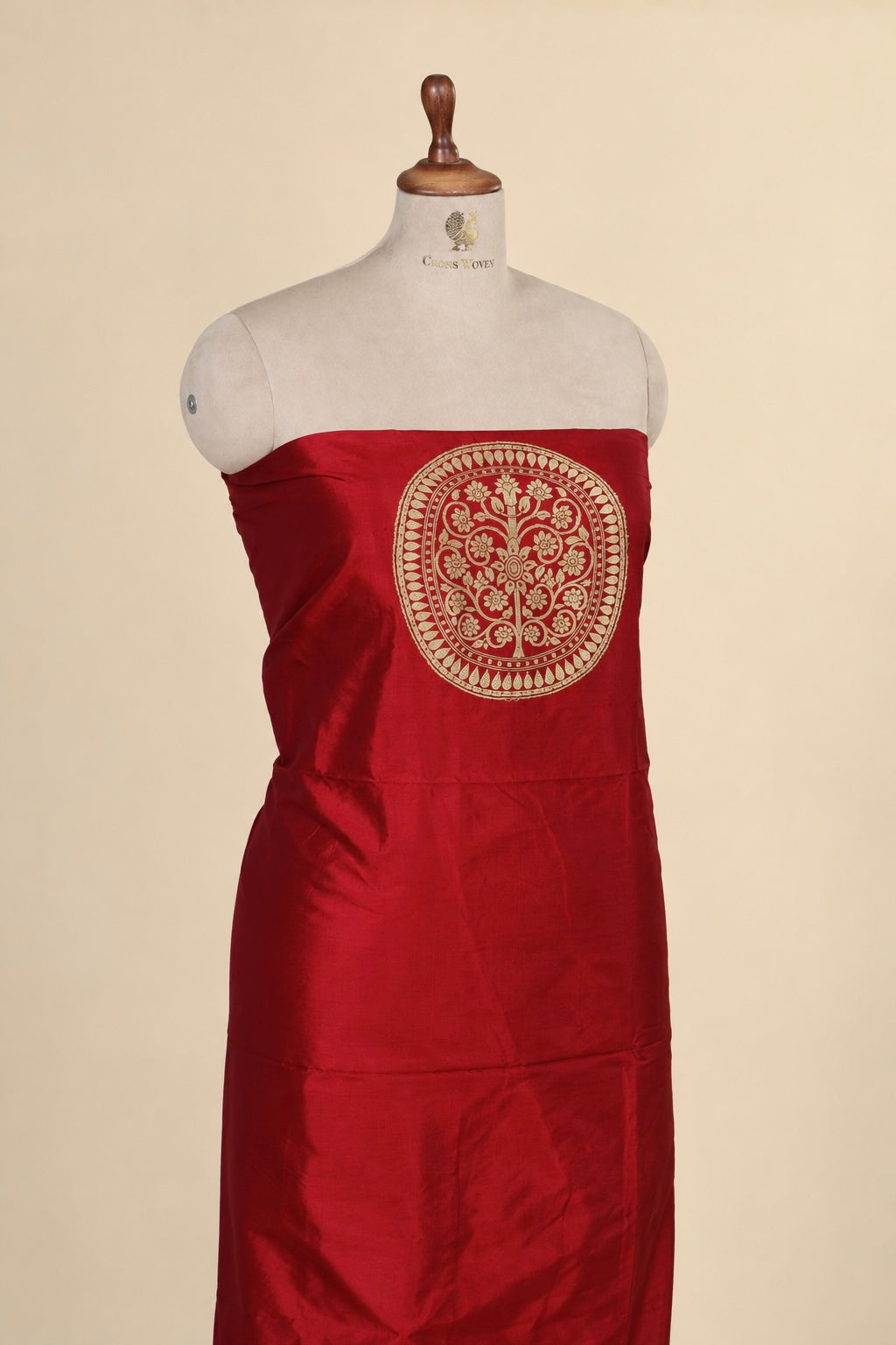 Red Katan Silk Co-ord Set