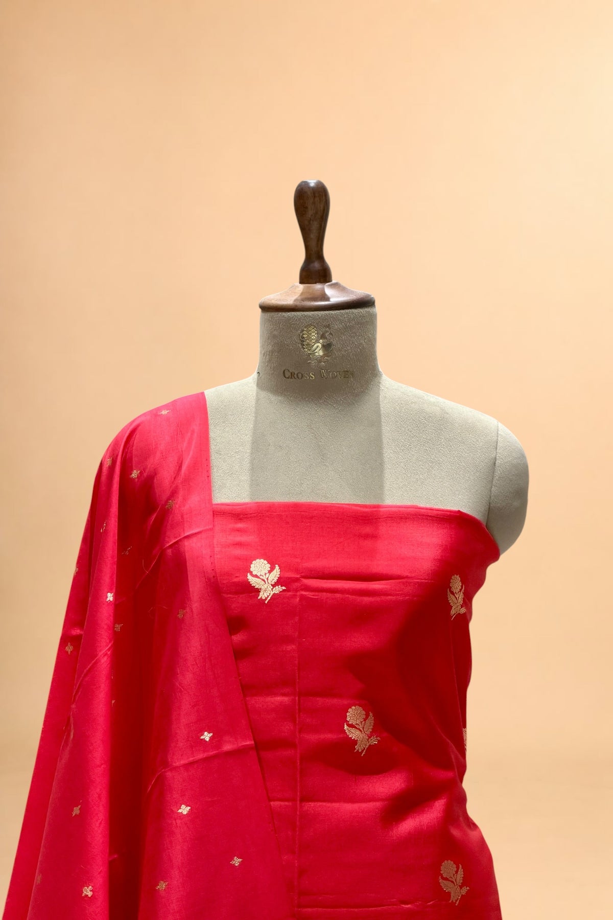 Red Pure Soft Silk Suit Set