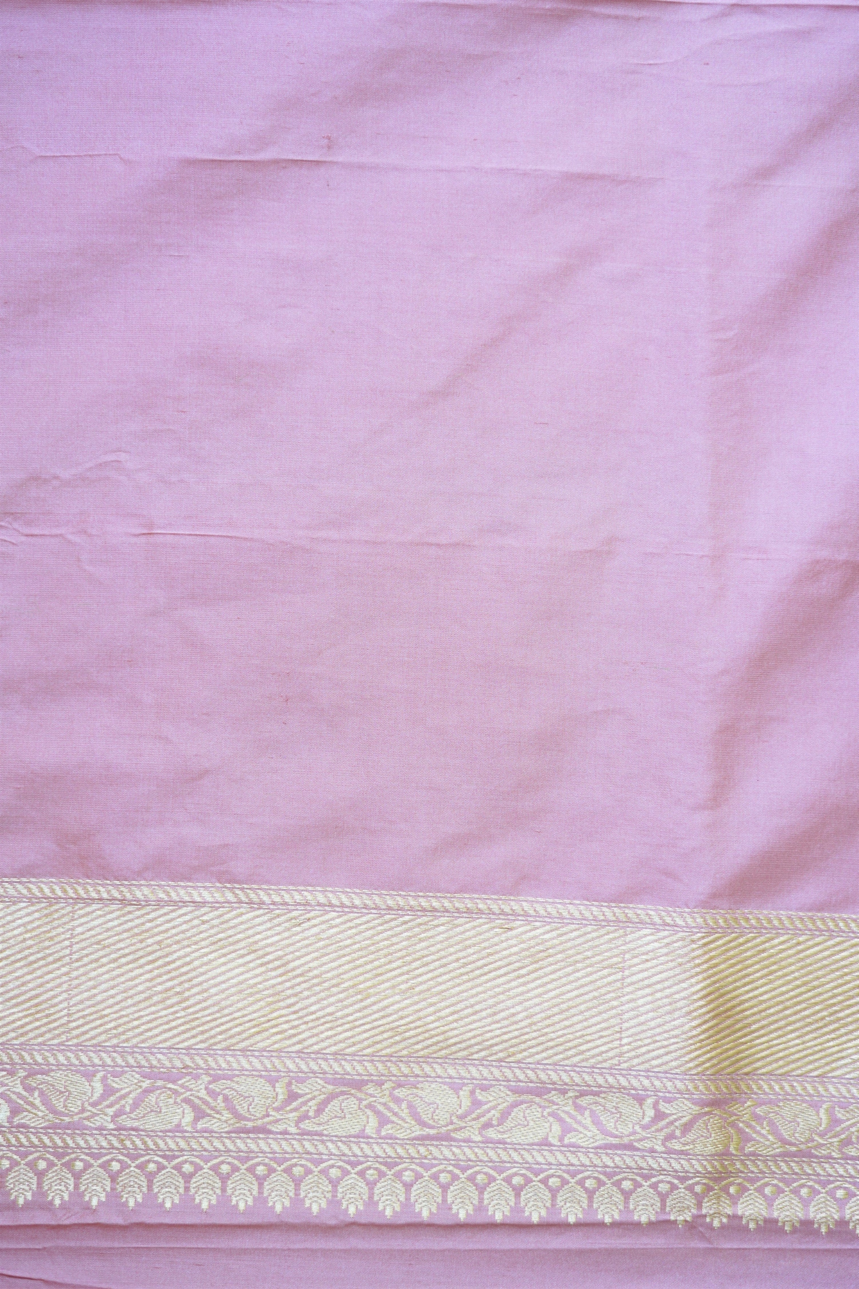 Dusty Rose Pure Katan Silk Banarasi Handloom Saree