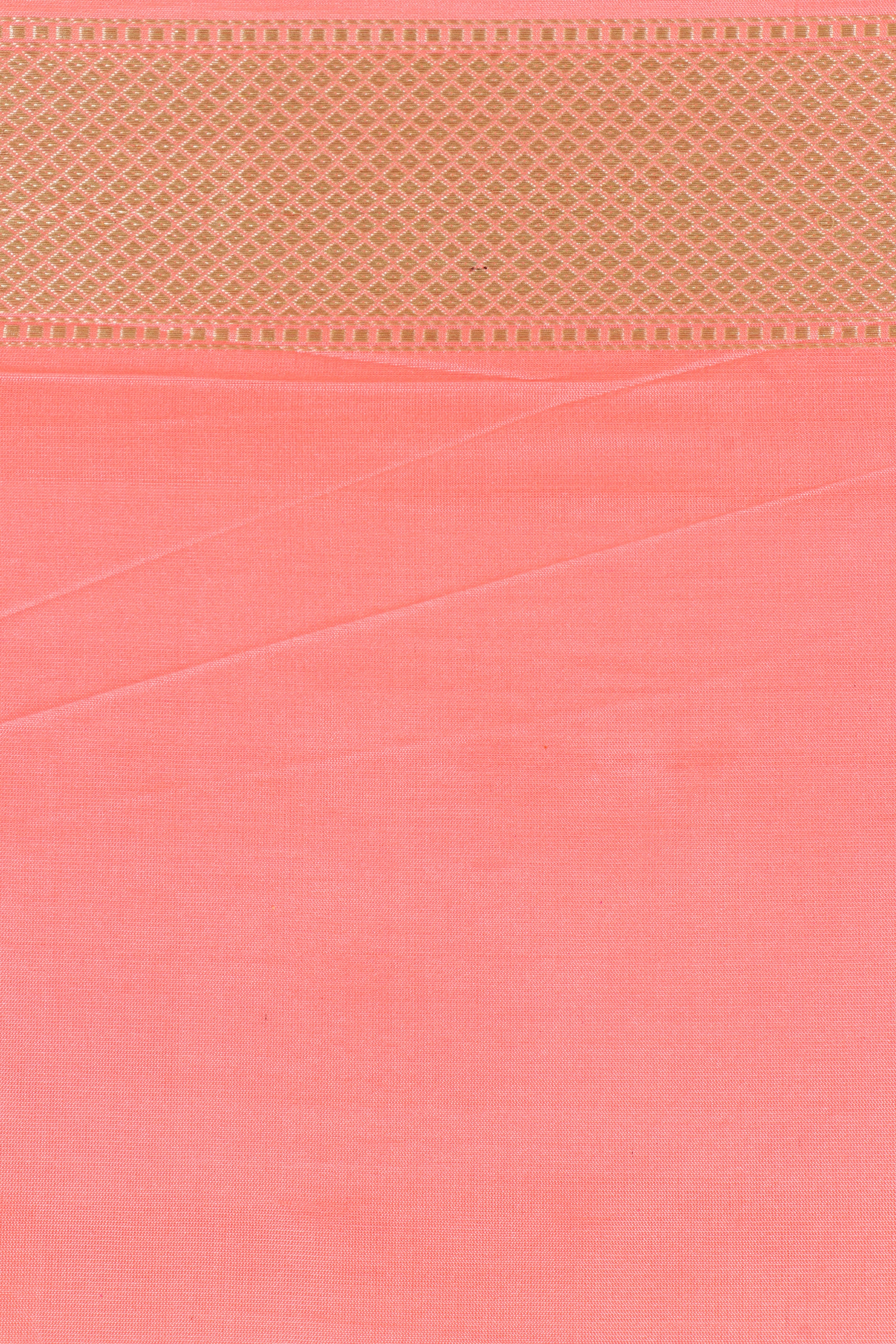 Blush Pink Banarasi Pure Katan Silk Saree