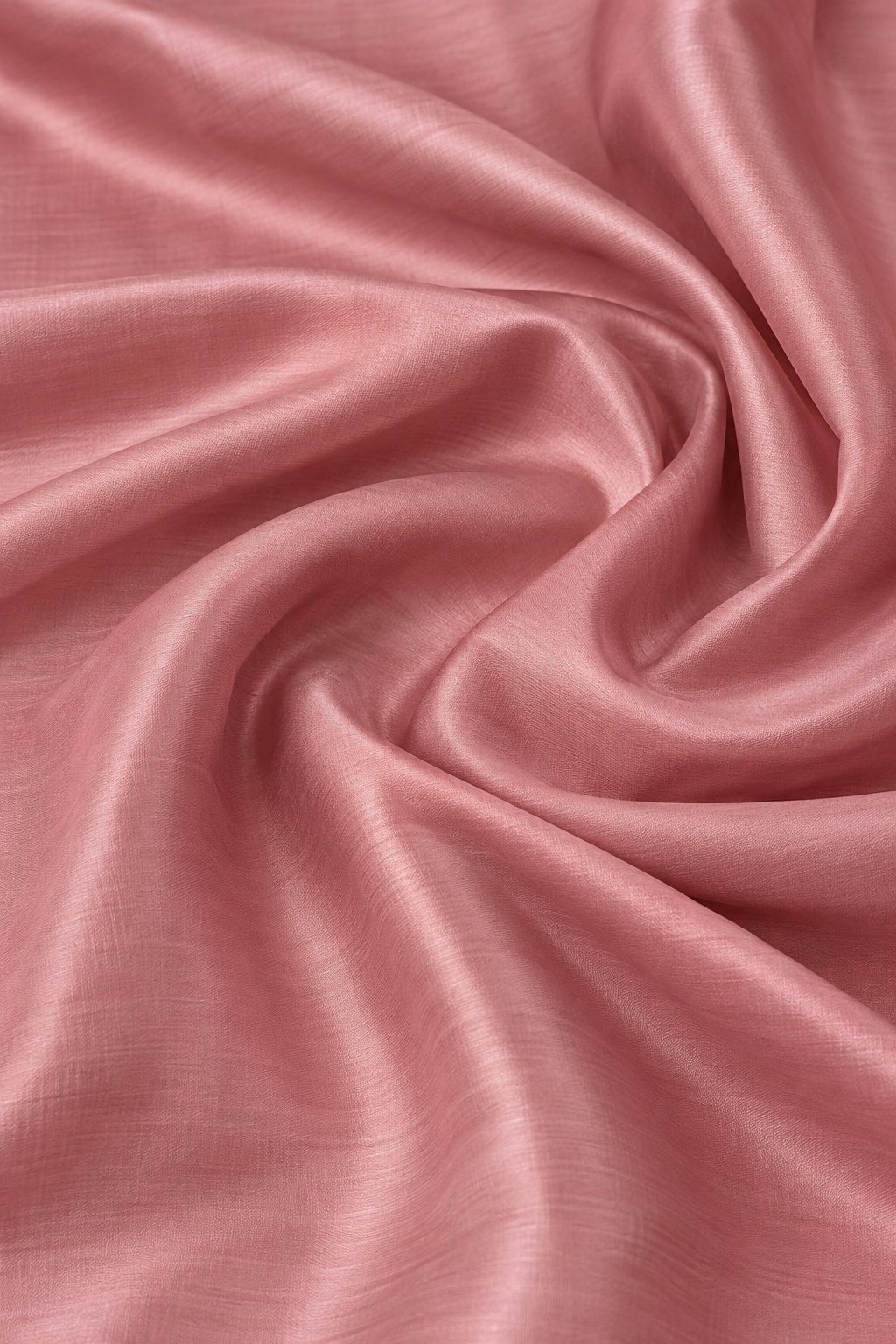 Dusty Rose Pink Plain Pure Chiniya Silk Fabric