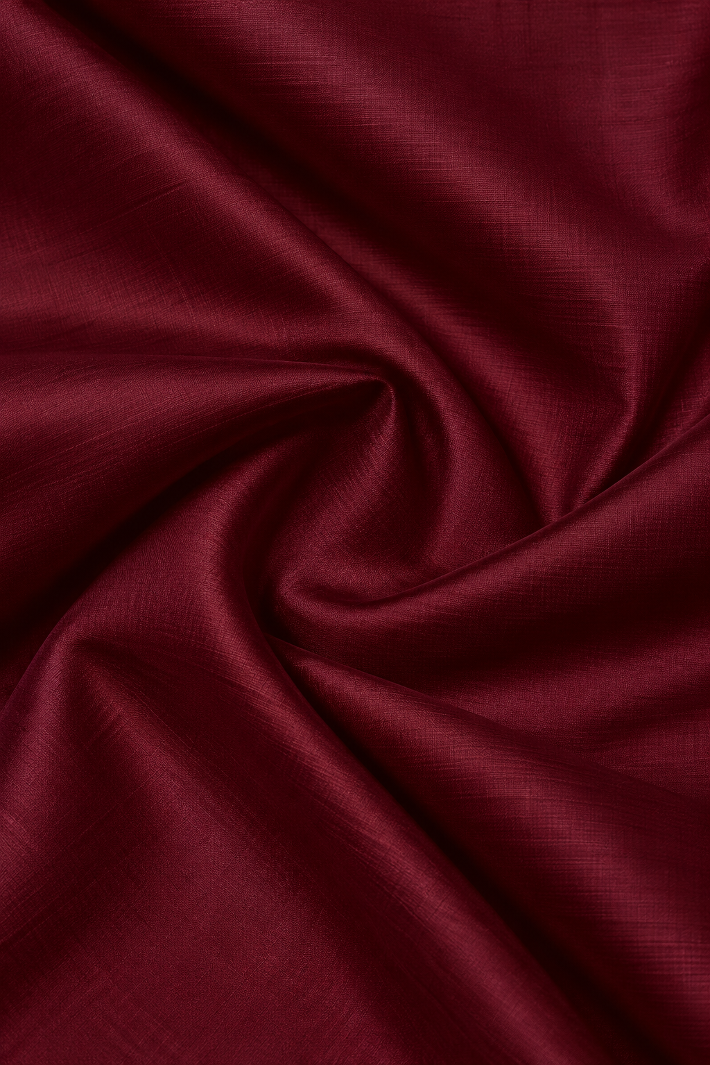 Burgundy Plain Muslin Silk Fabric