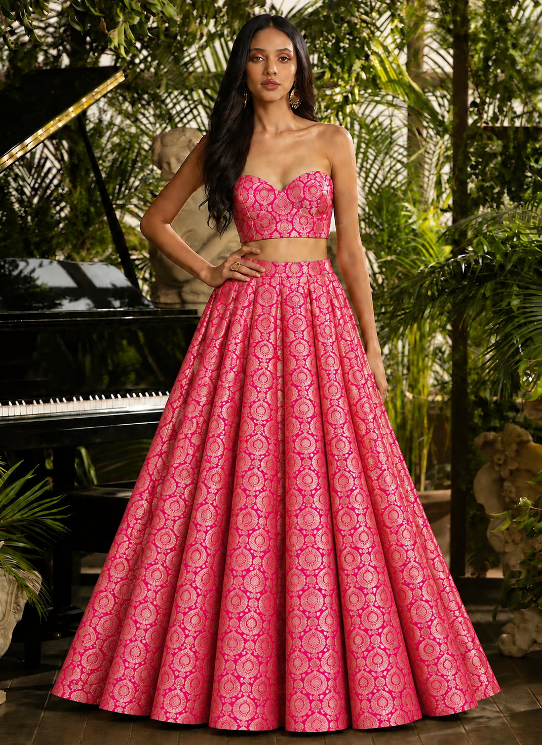 Pink Pure Katan Silk Fabric