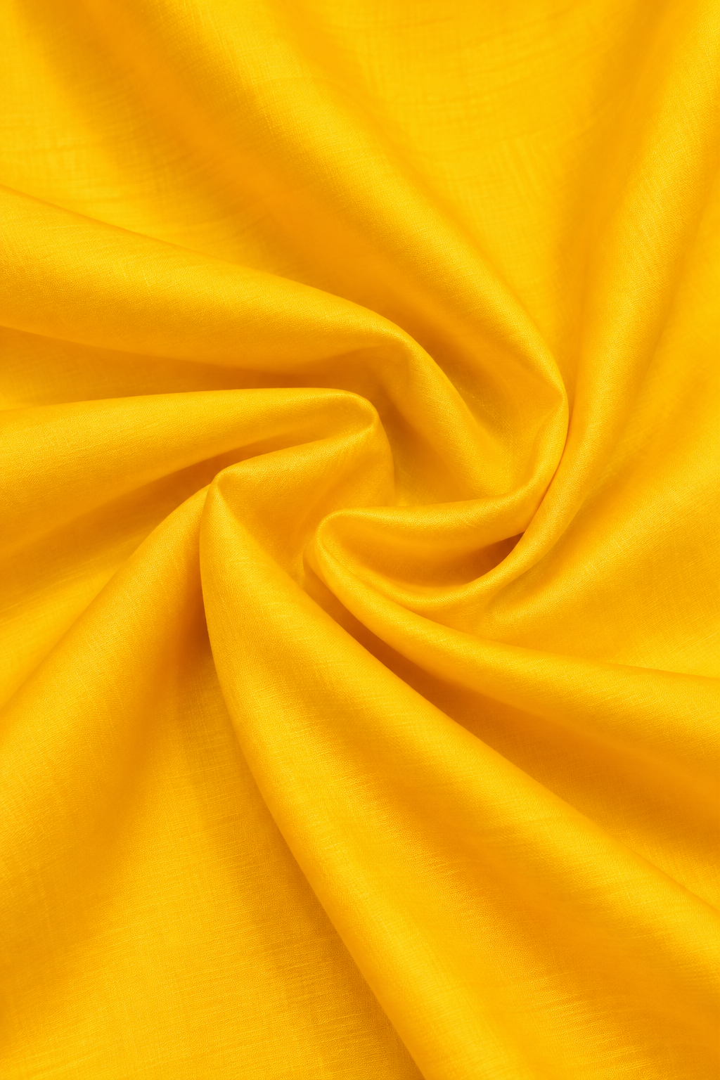Yellow Plain Muslin Silk Fabric
