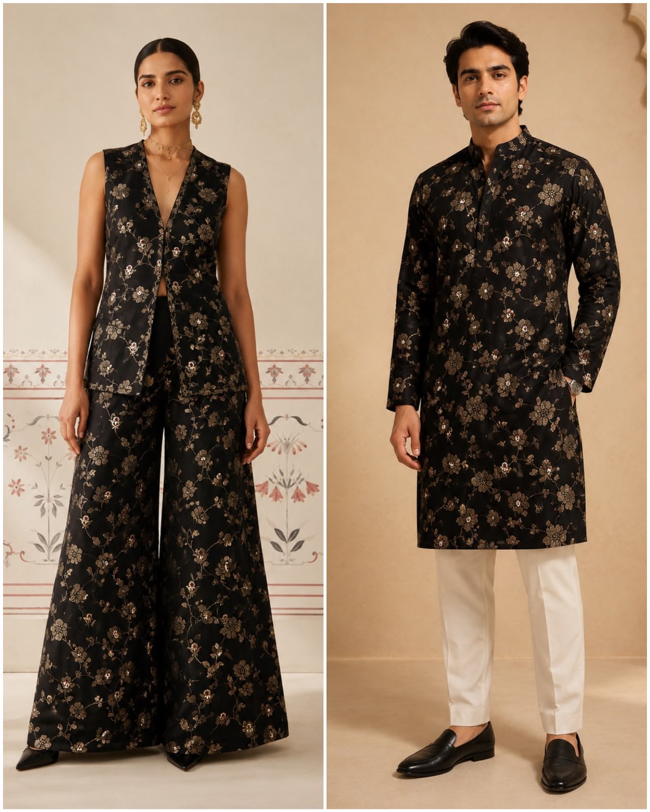 Soft Silk Fabric with Geometric Zari Weave