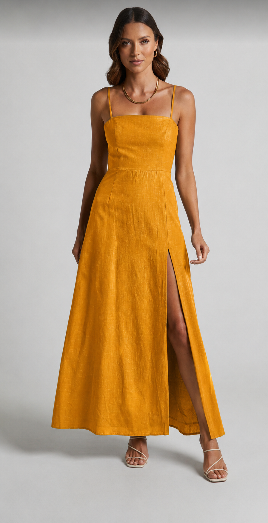 Yellow Raw Silk Fabric