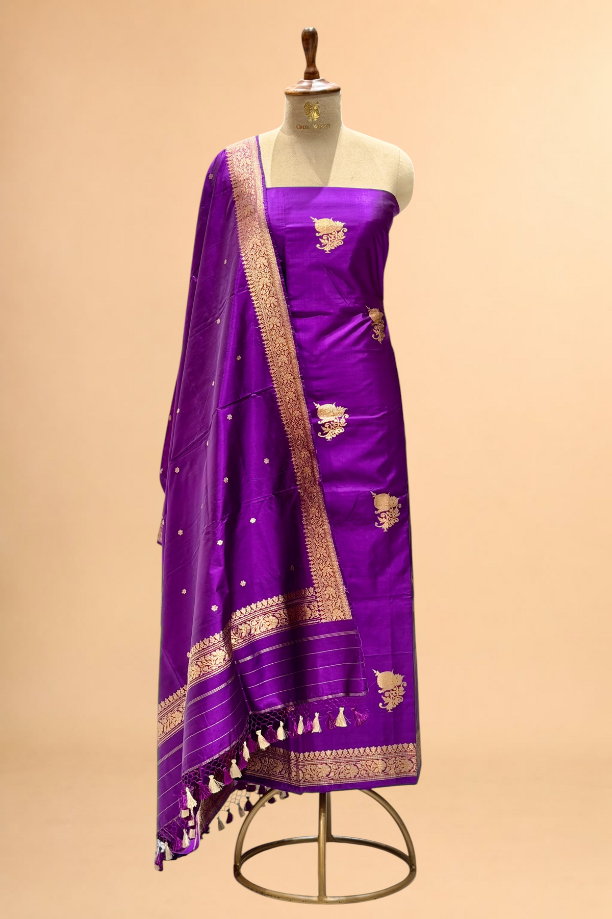 Purple Pure Katan Suit Set