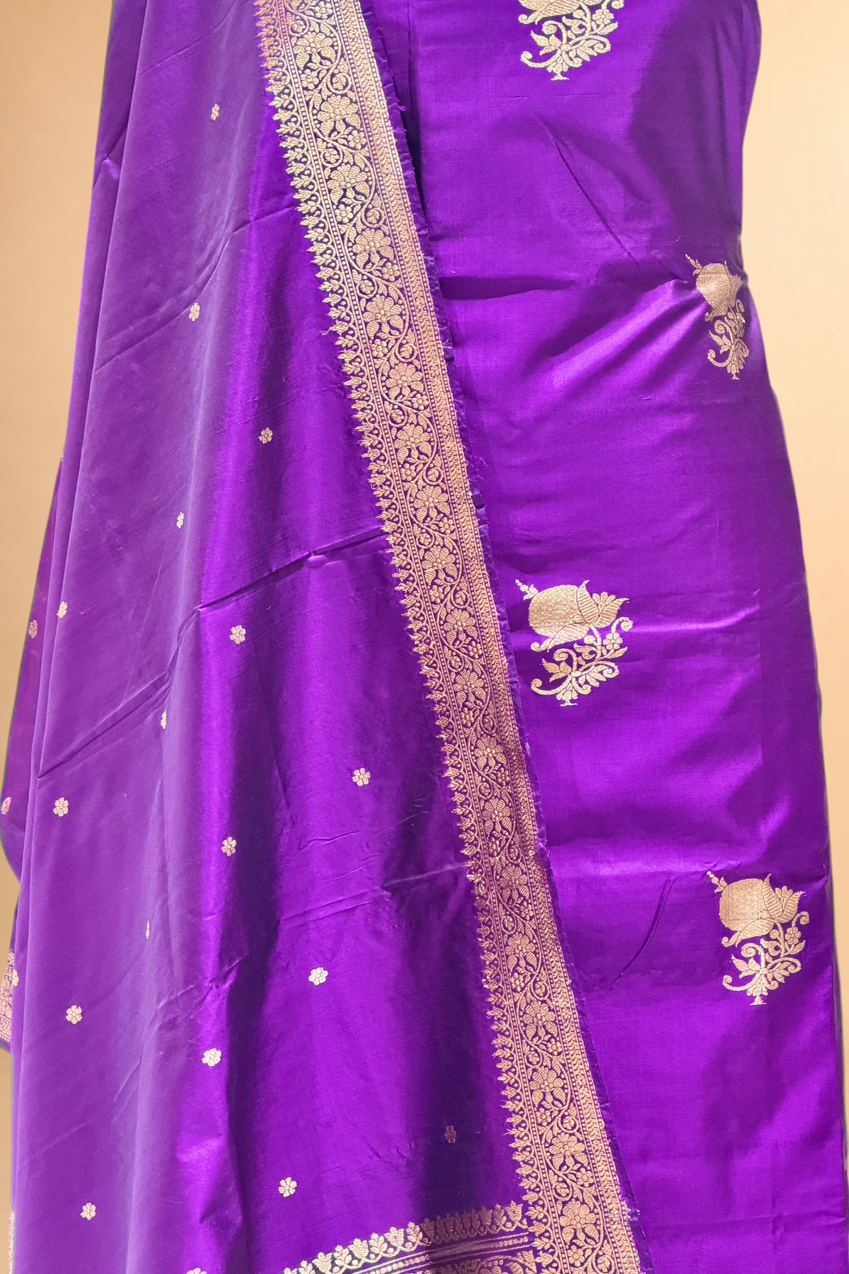 Purple Pure Katan Suit Set