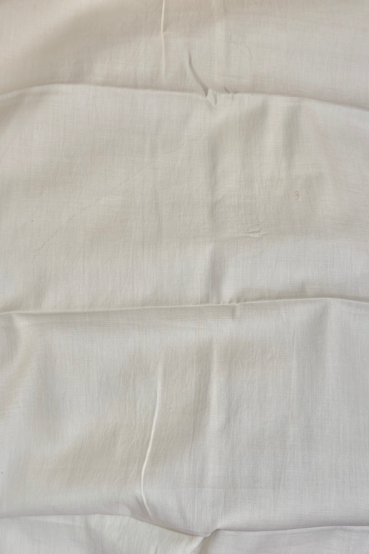White Pure Mul Cotton Suit Set With Pichwai Dupatta