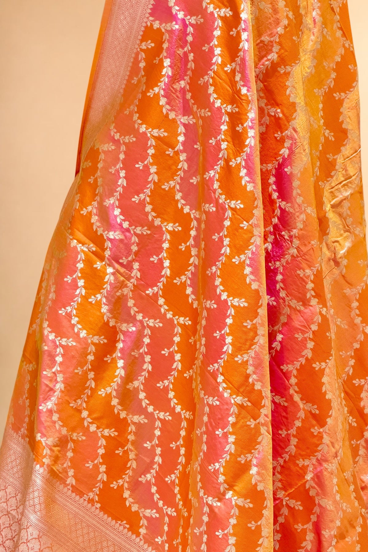 Dual Shade Rangkaat Pure Katan Silk Dupatta 