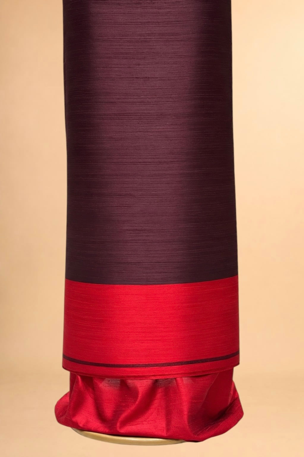 Pure Raw Silk Colour-Block Co-Ord Set