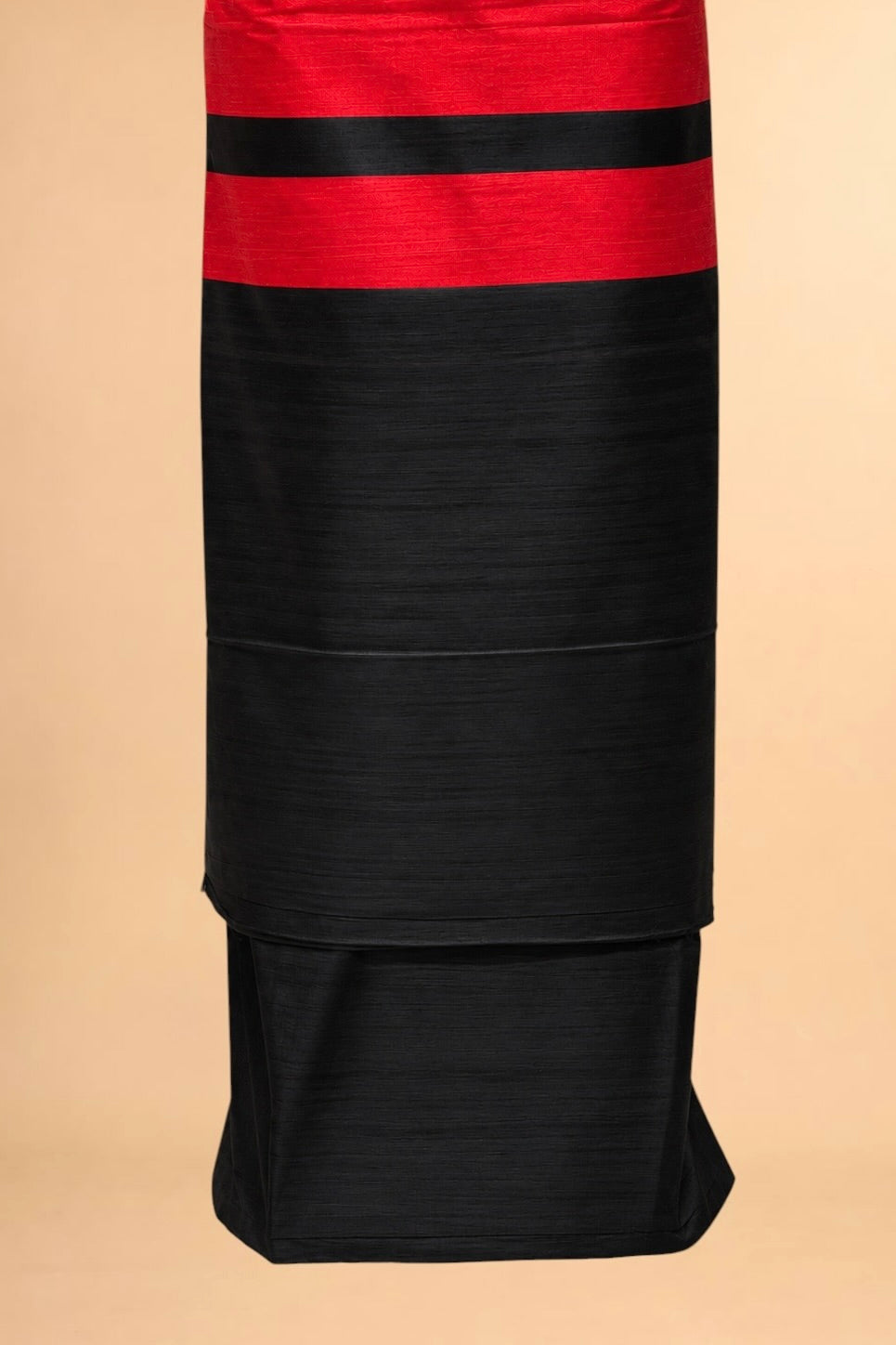 Pure Raw Silk Colour-Block Co-Ord Set