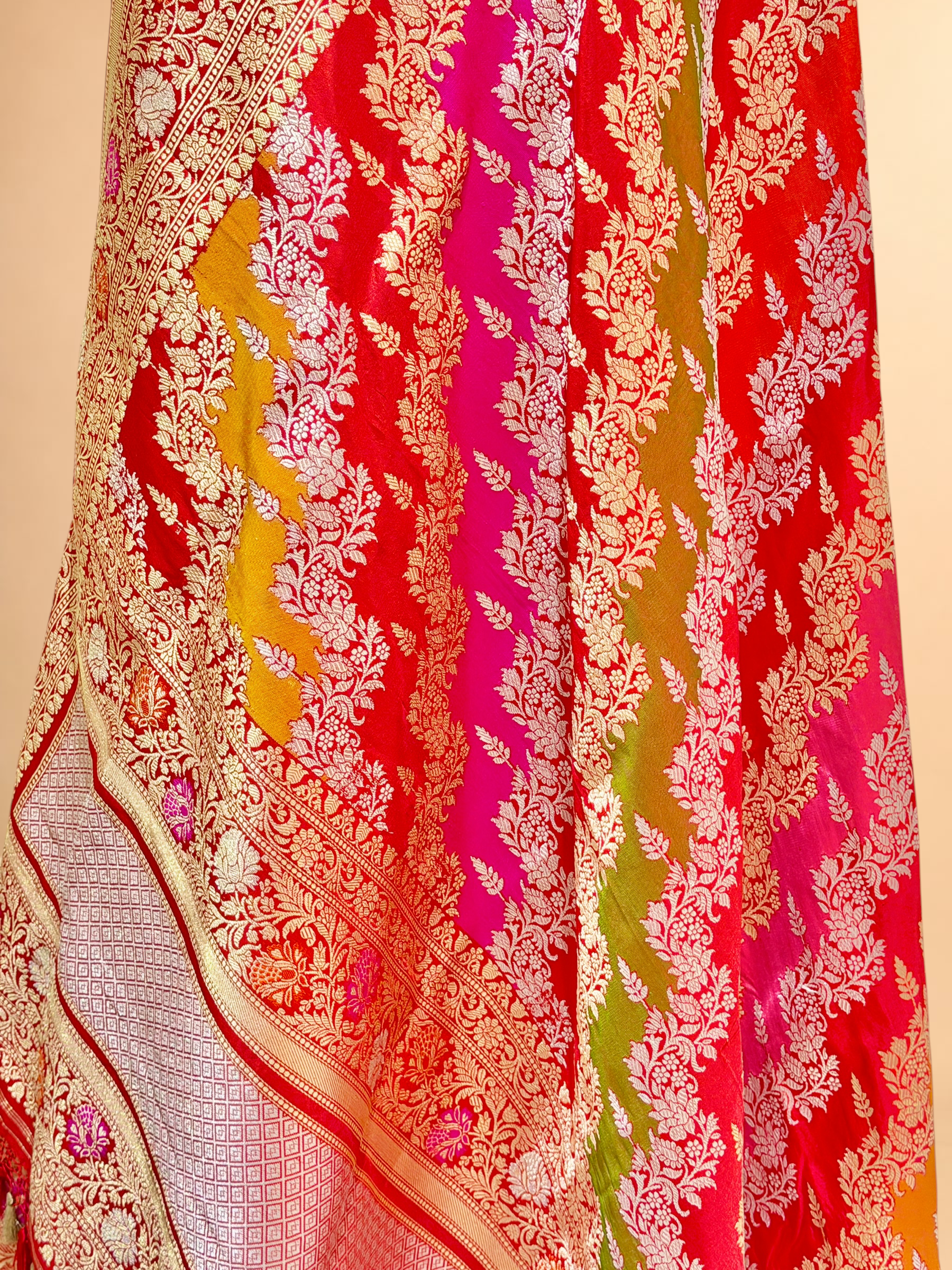 Rangkaat Pure Katan Silk Banarasi Handloom Dupatta