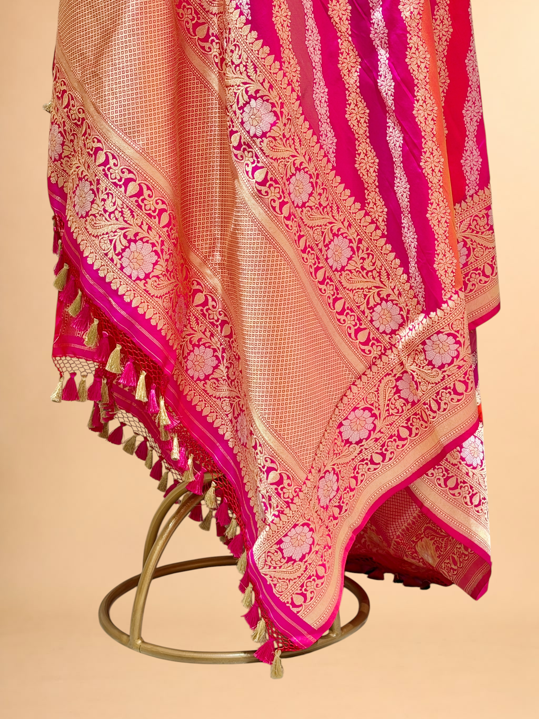 Rangkaat Pure Katan Silk Banarasi Handloom Dupatta