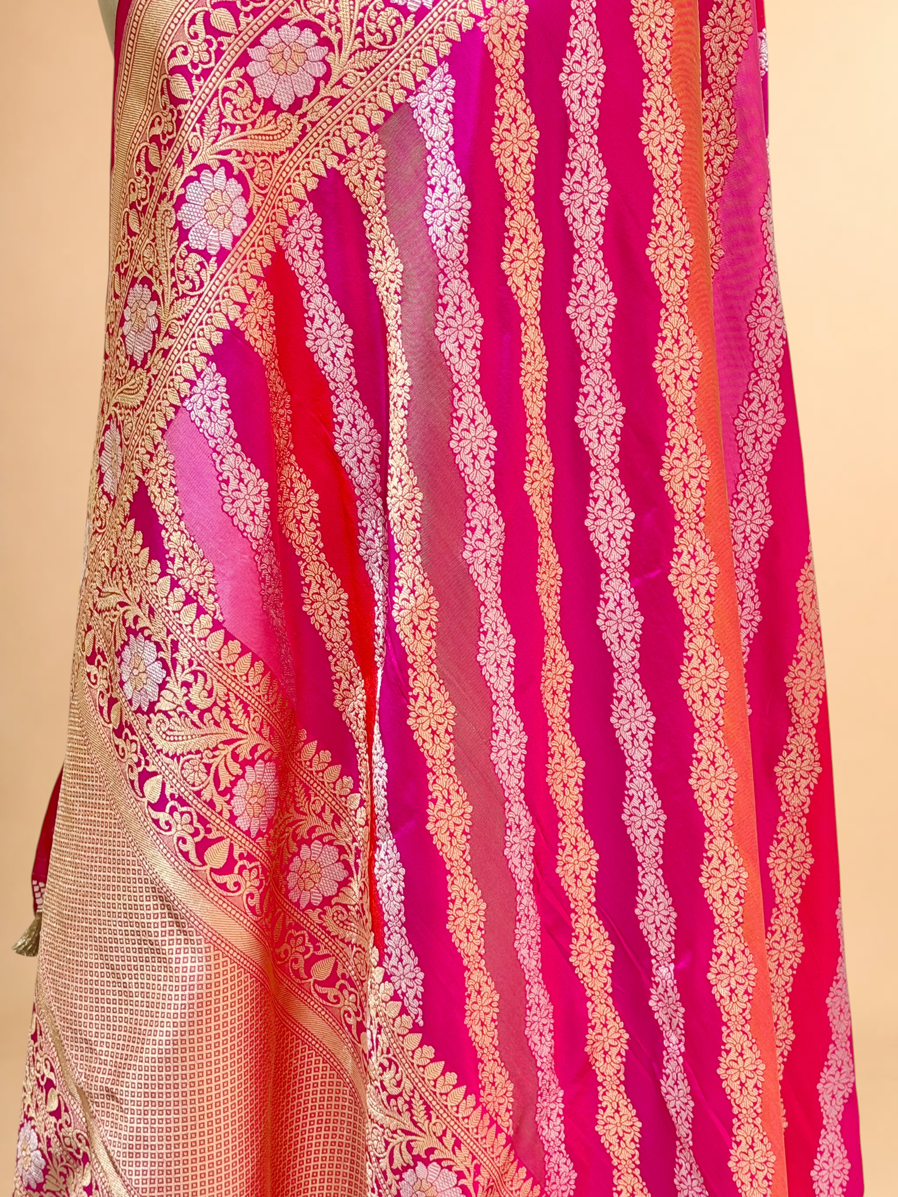 Rangkaat Pure Katan Silk Banarasi Handloom Dupatta