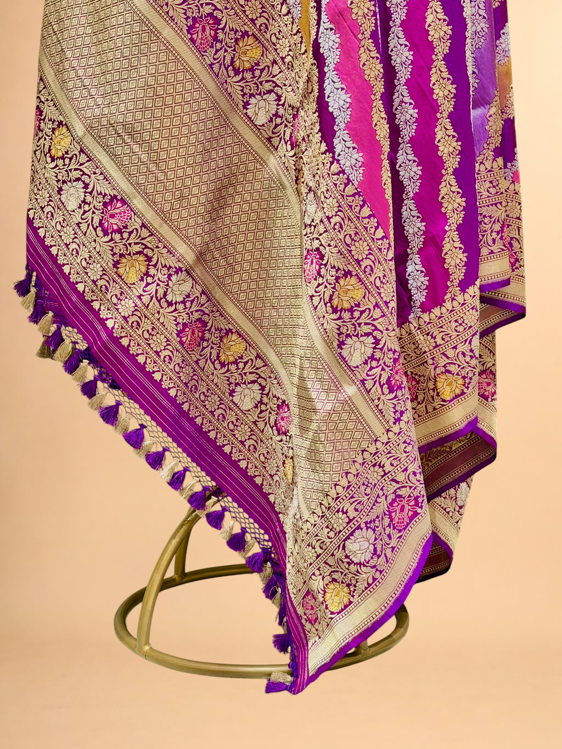 Rangkaat Pure Katan Silk Banarasi Handloom Dupatta