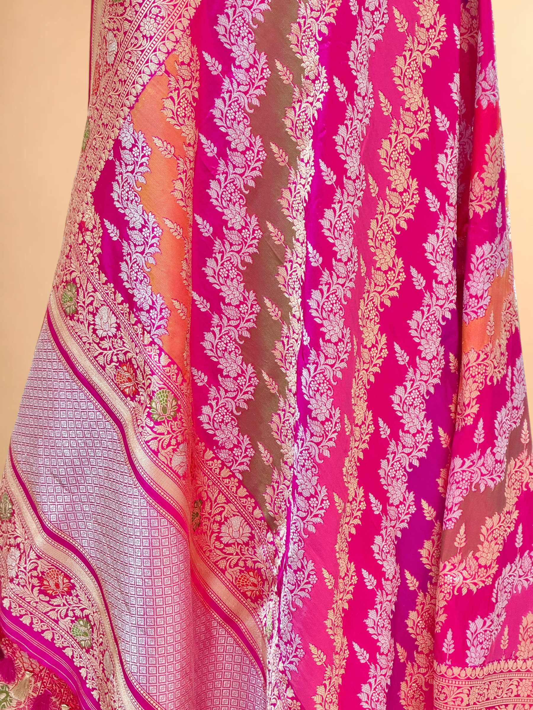 Rangkaat Pure Katan Silk Banarasi Handloom Dupatta