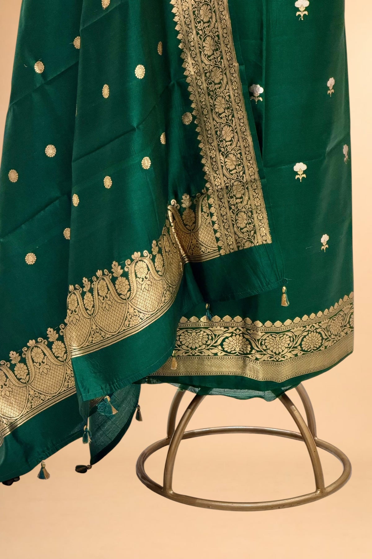 Green Pure Soft Silk Sona - Rupa Suit Set