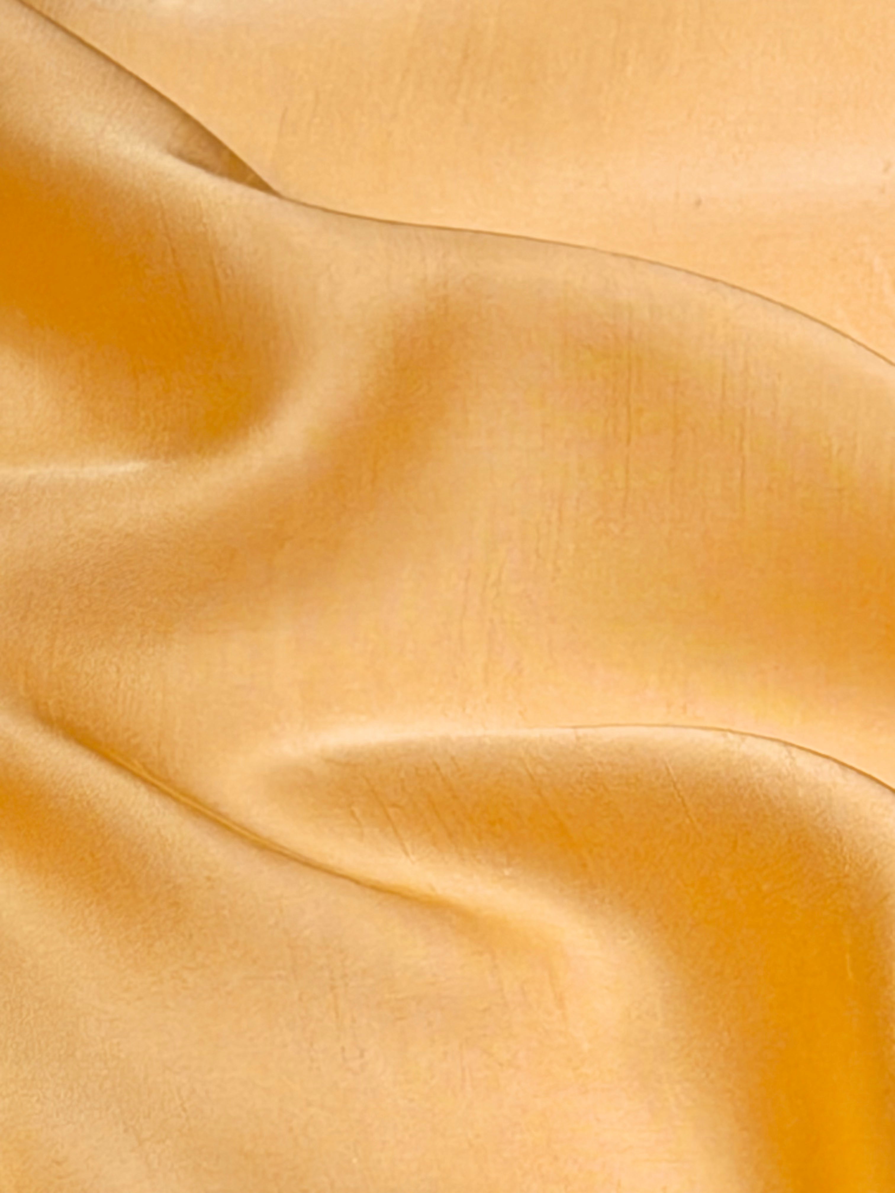 Butter Cream Muslin Silk Fabric