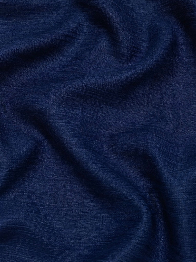 Black Raw Silk Fabric