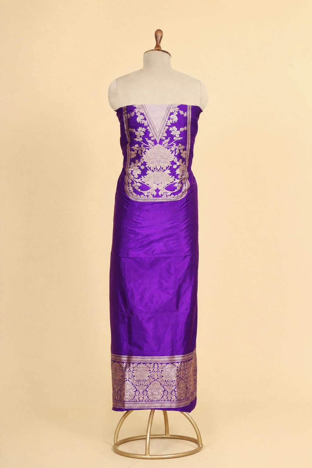 Purple Katan Silk Co-ord Set