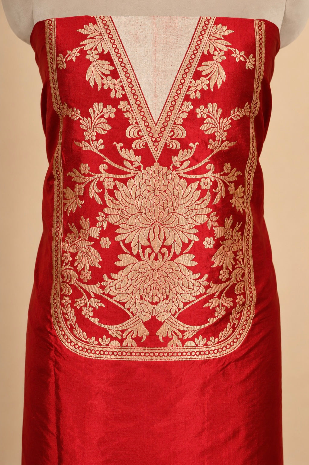 Red Katan Silk Co-ord Set