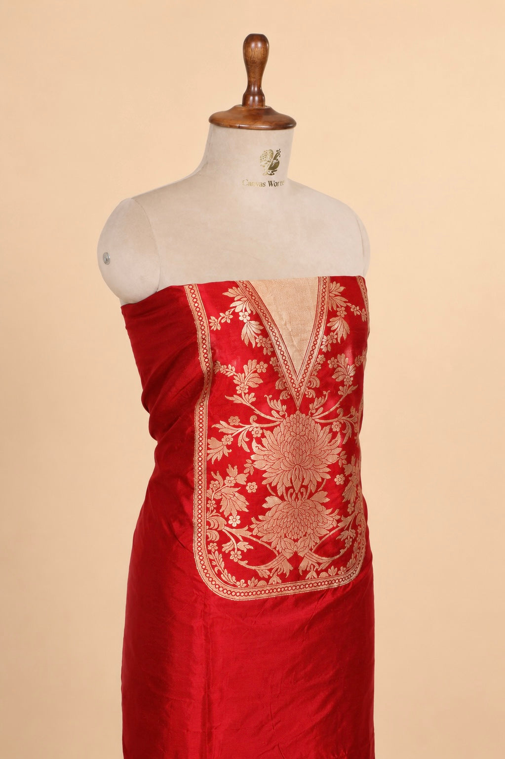 Red Katan Silk Co-ord Set