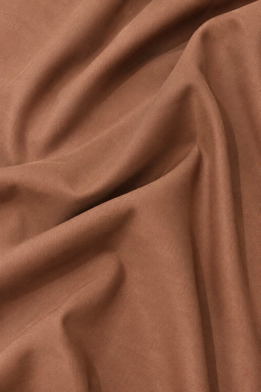 Mocha Brown Organza Silk Suit Set With Appliqué Dupatta