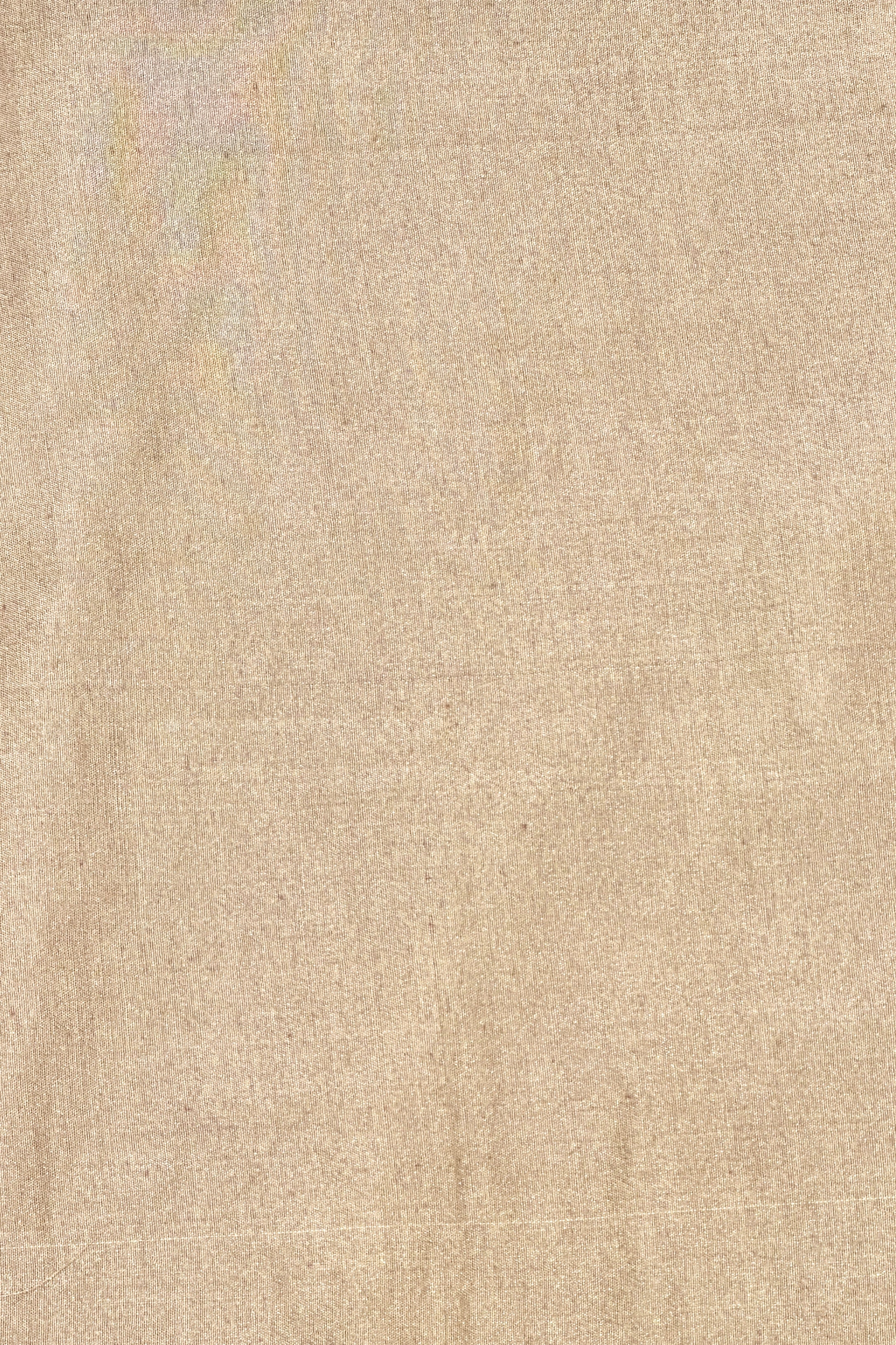 Beige Pure Tusser Silk Suit Set