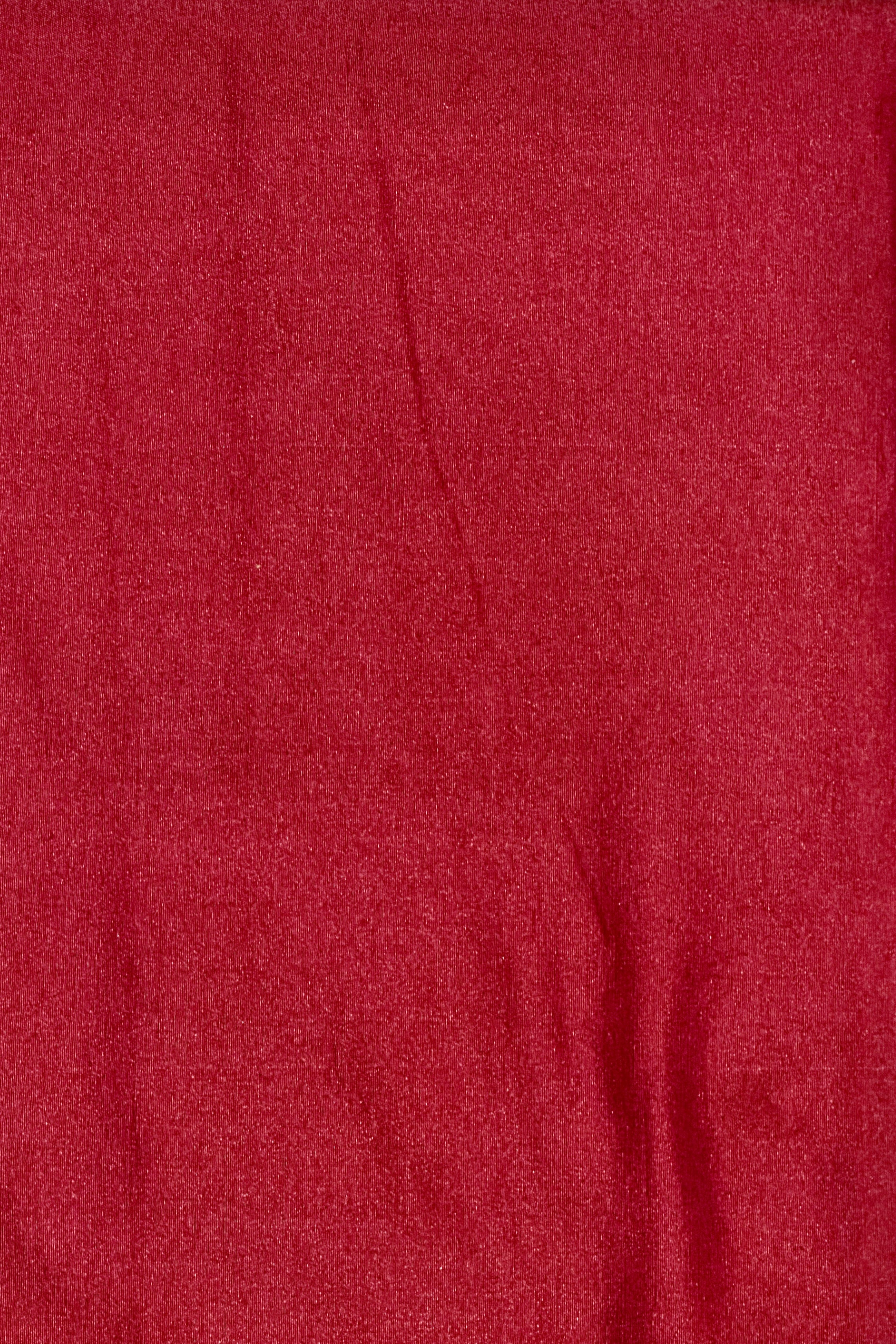 Red Pure Tusser Silk Suit Set