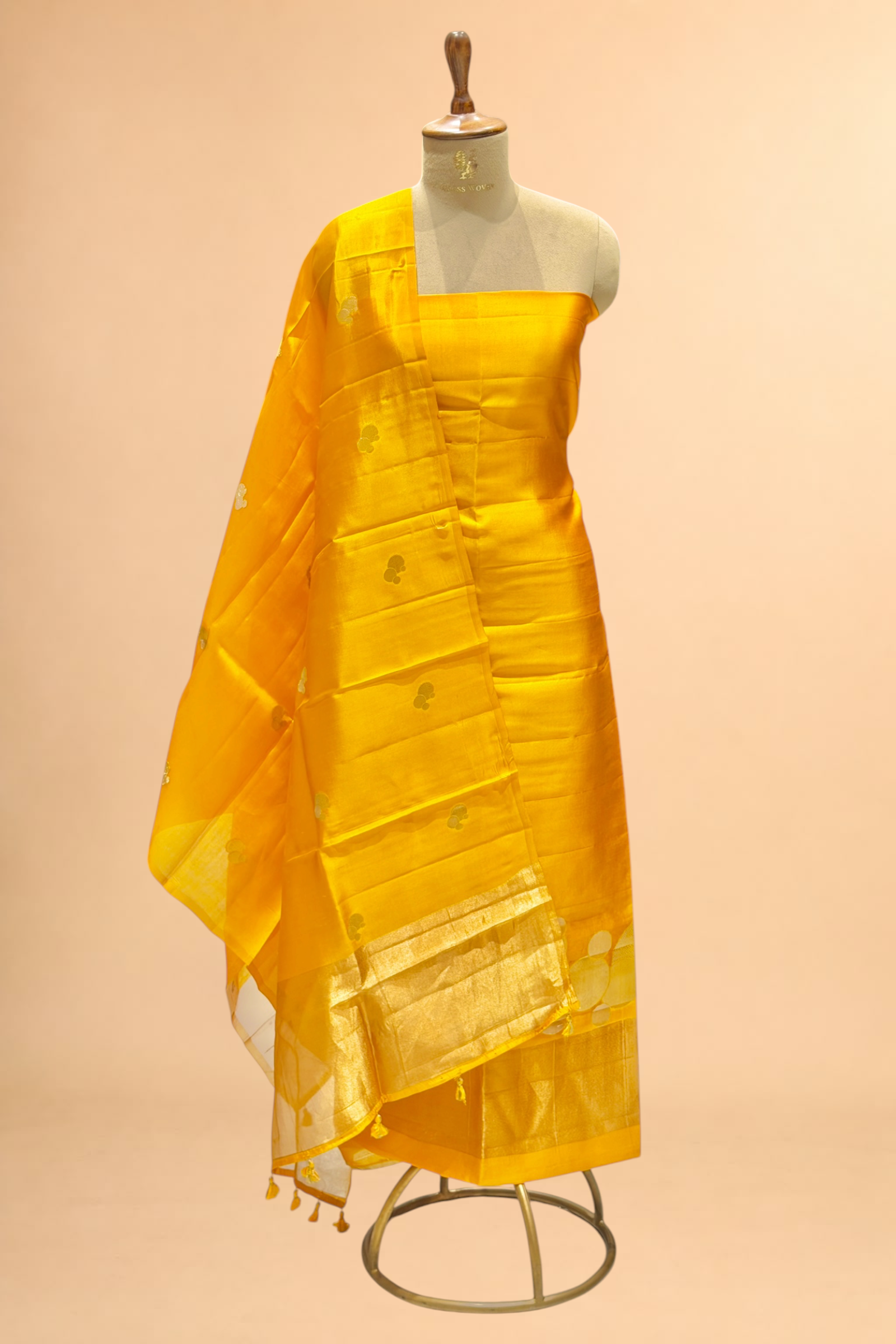 Yellow Soft Silk Suit Set