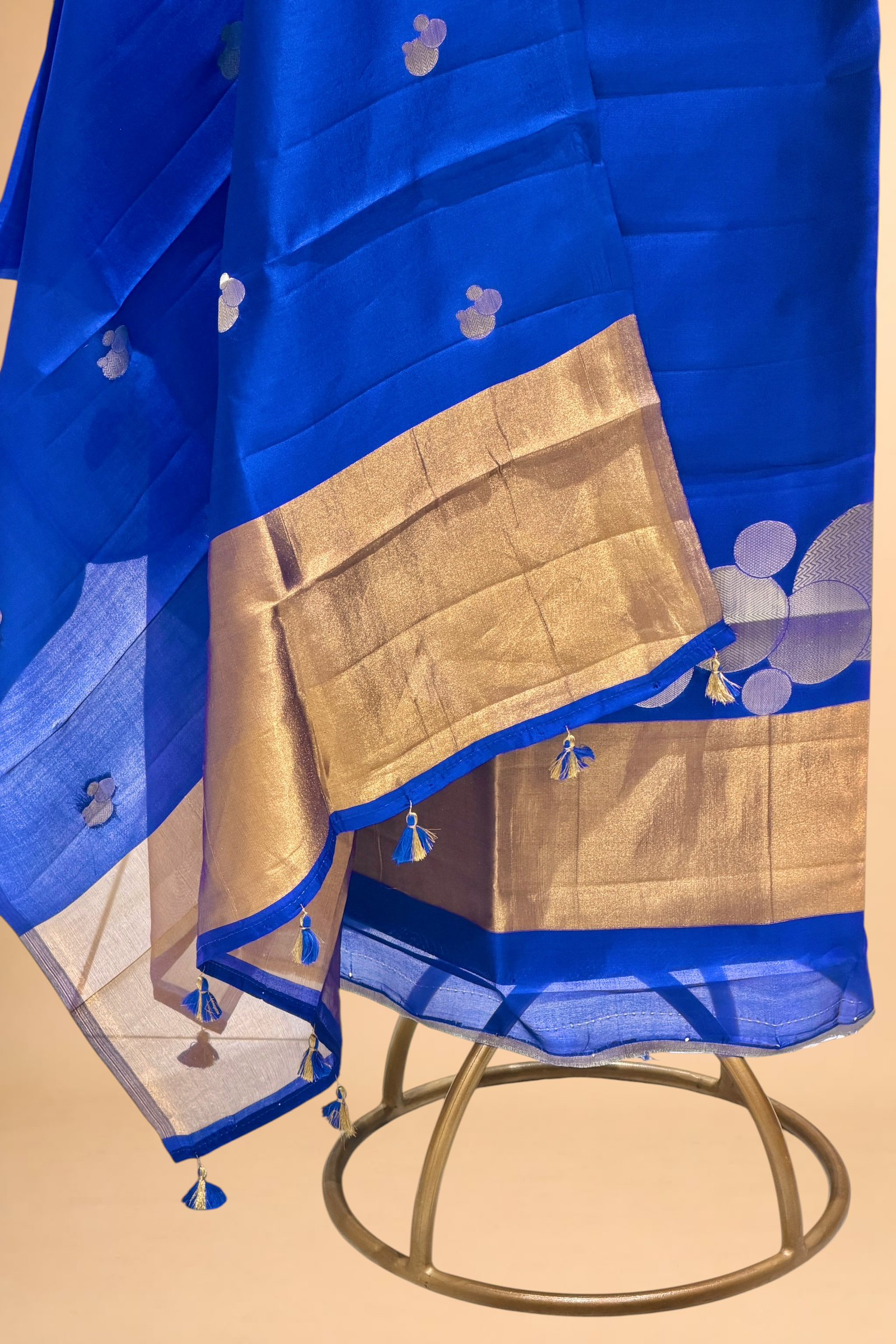 Royal Blue Soft Silk Suit Set