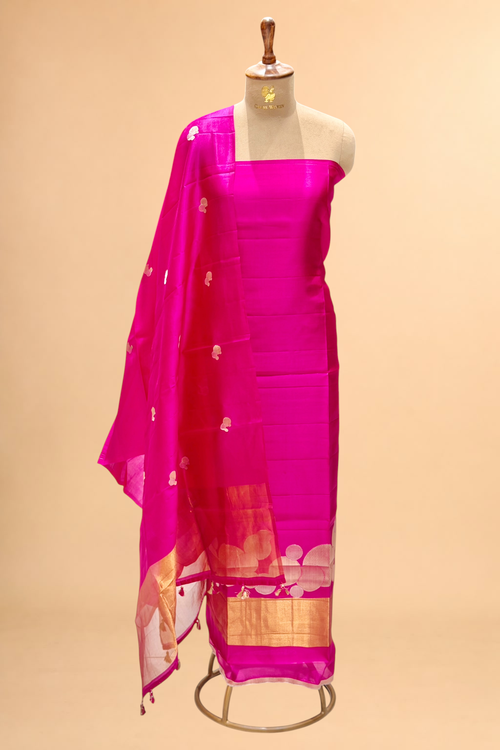 Pink Soft Silk Suit Set