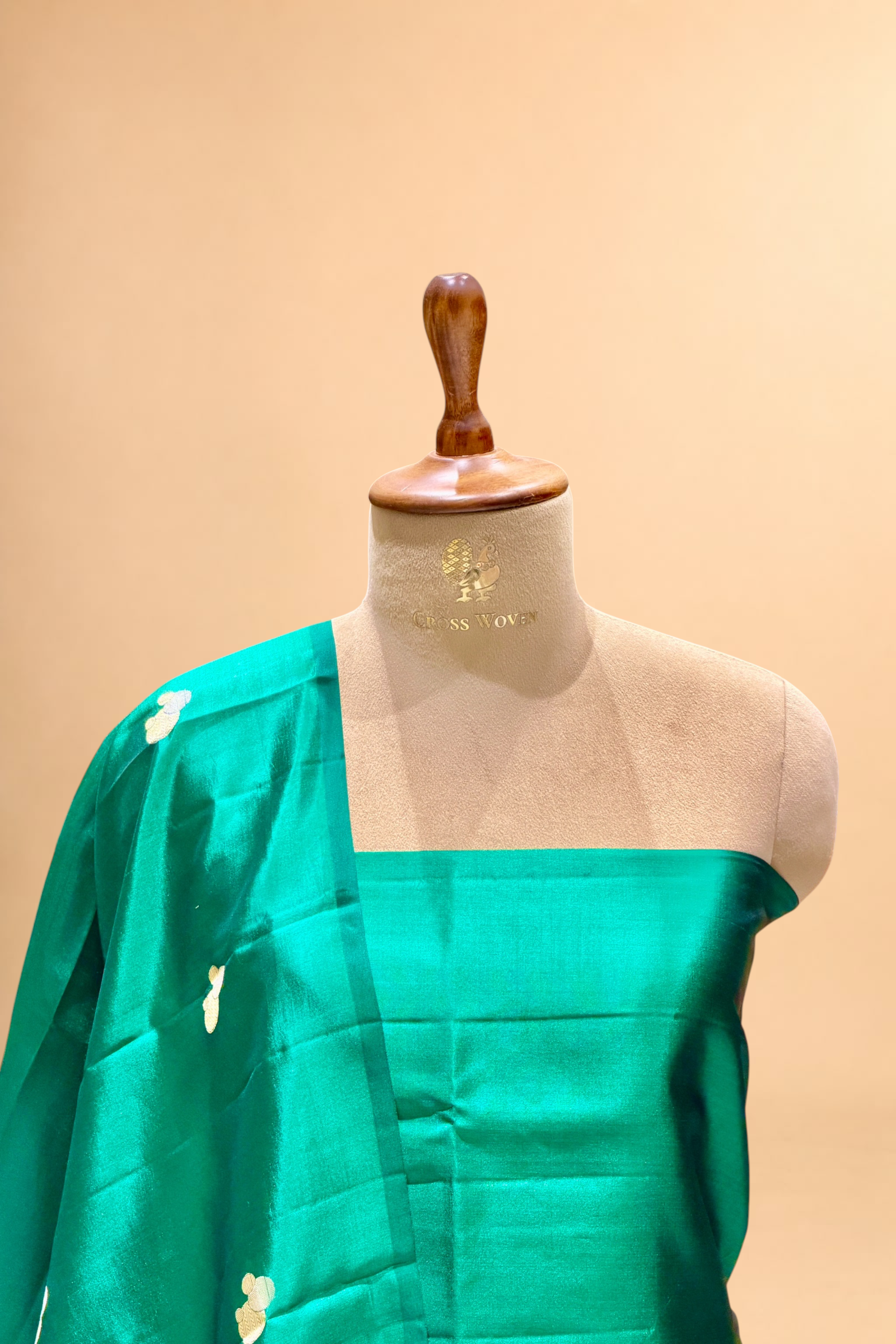 Emerald Green Soft Silk Suit Set