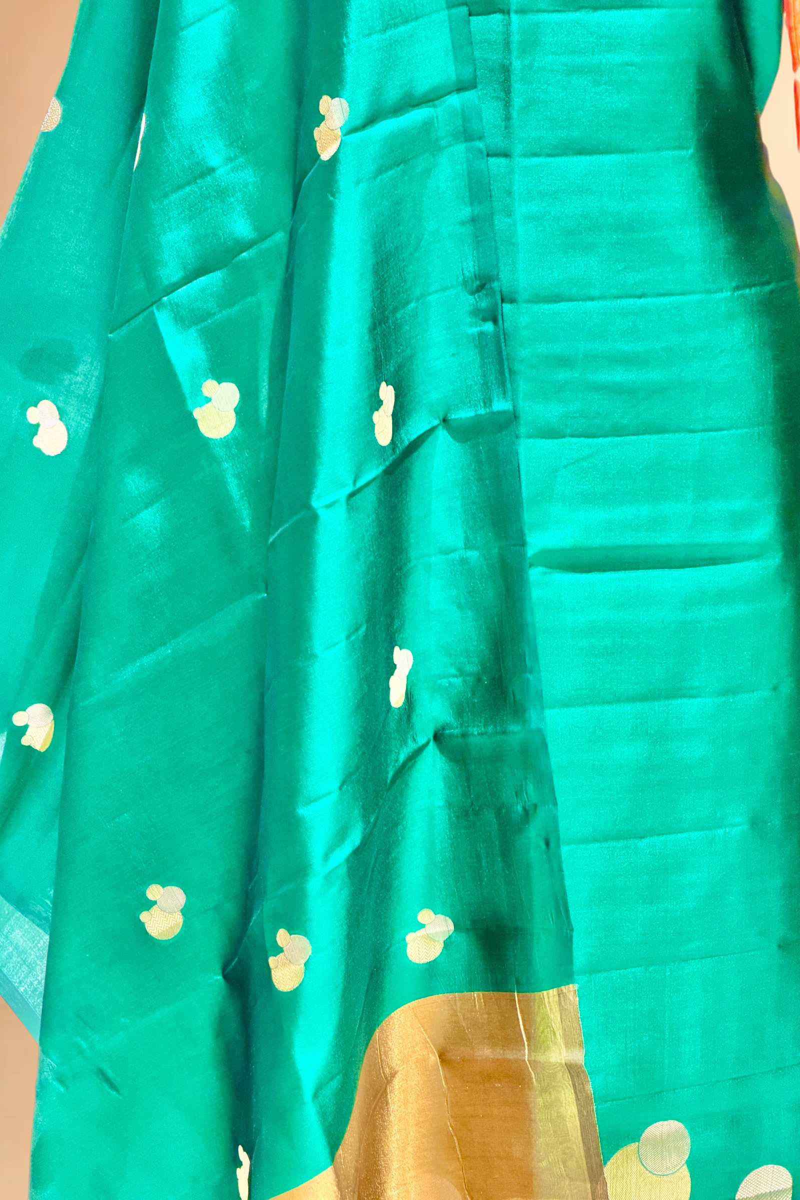 Emerald Green Soft Silk Suit Set