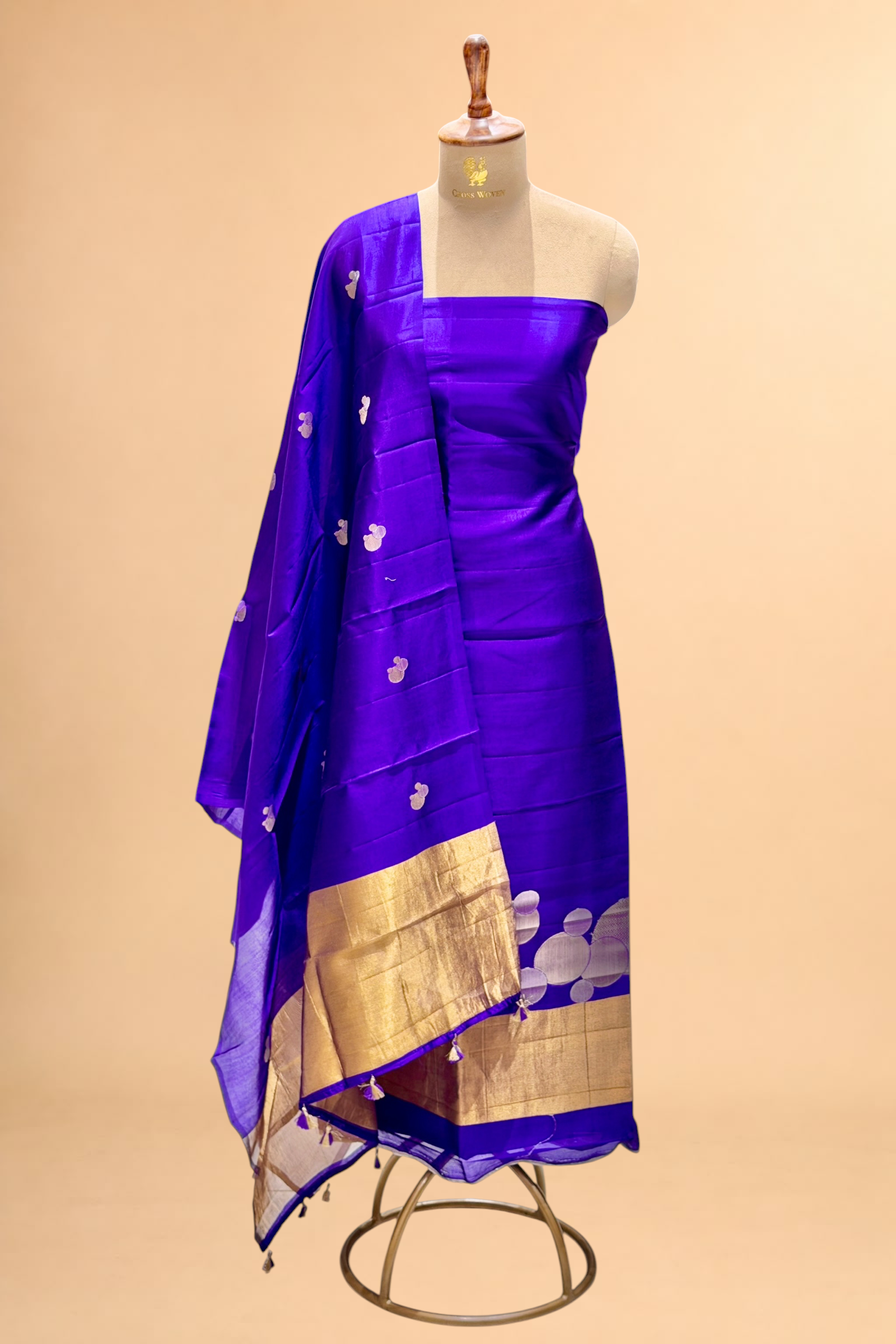 Deep Purple Soft Silk Suit Set