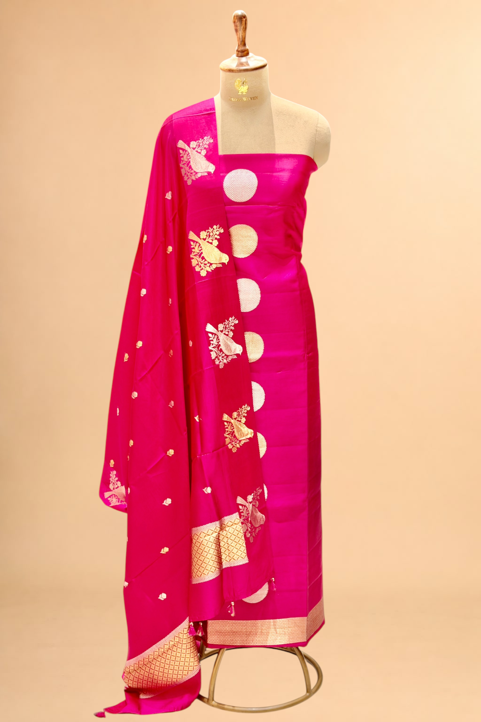 Pink Soft Silk Suit Set