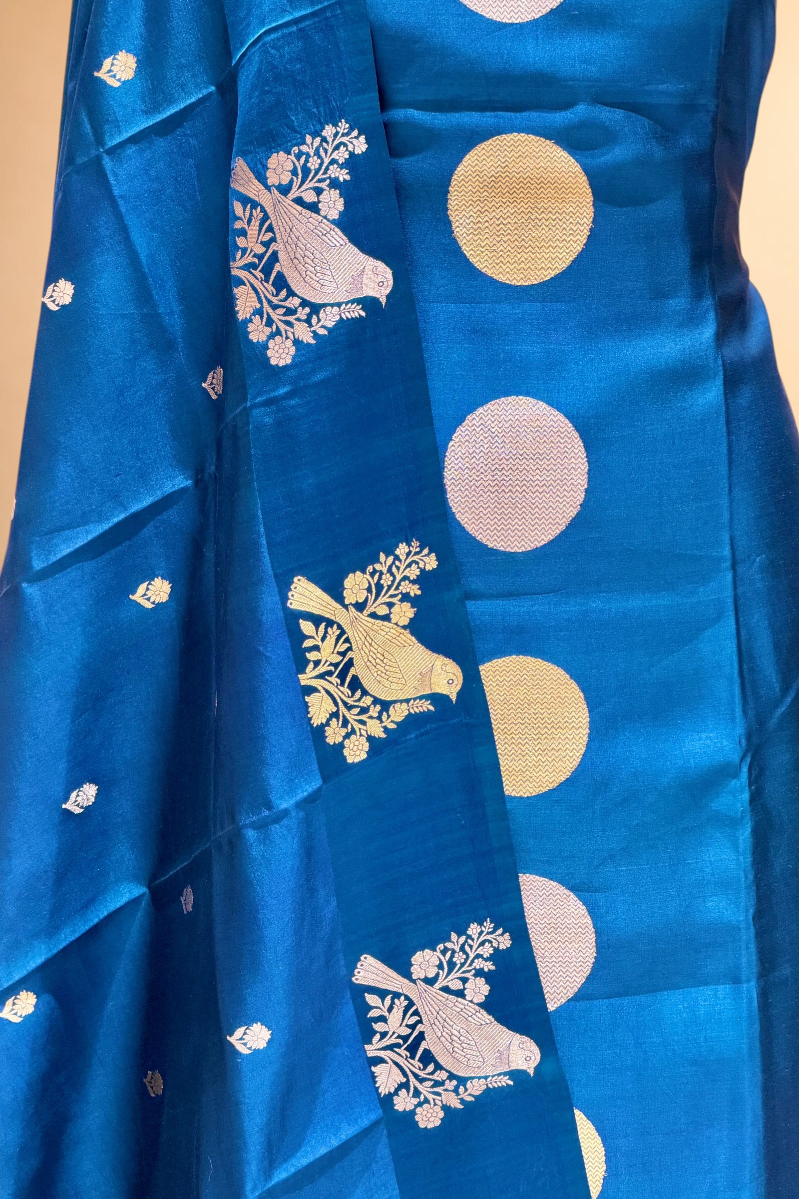 Royal Blue Soft Silk Suit Set
