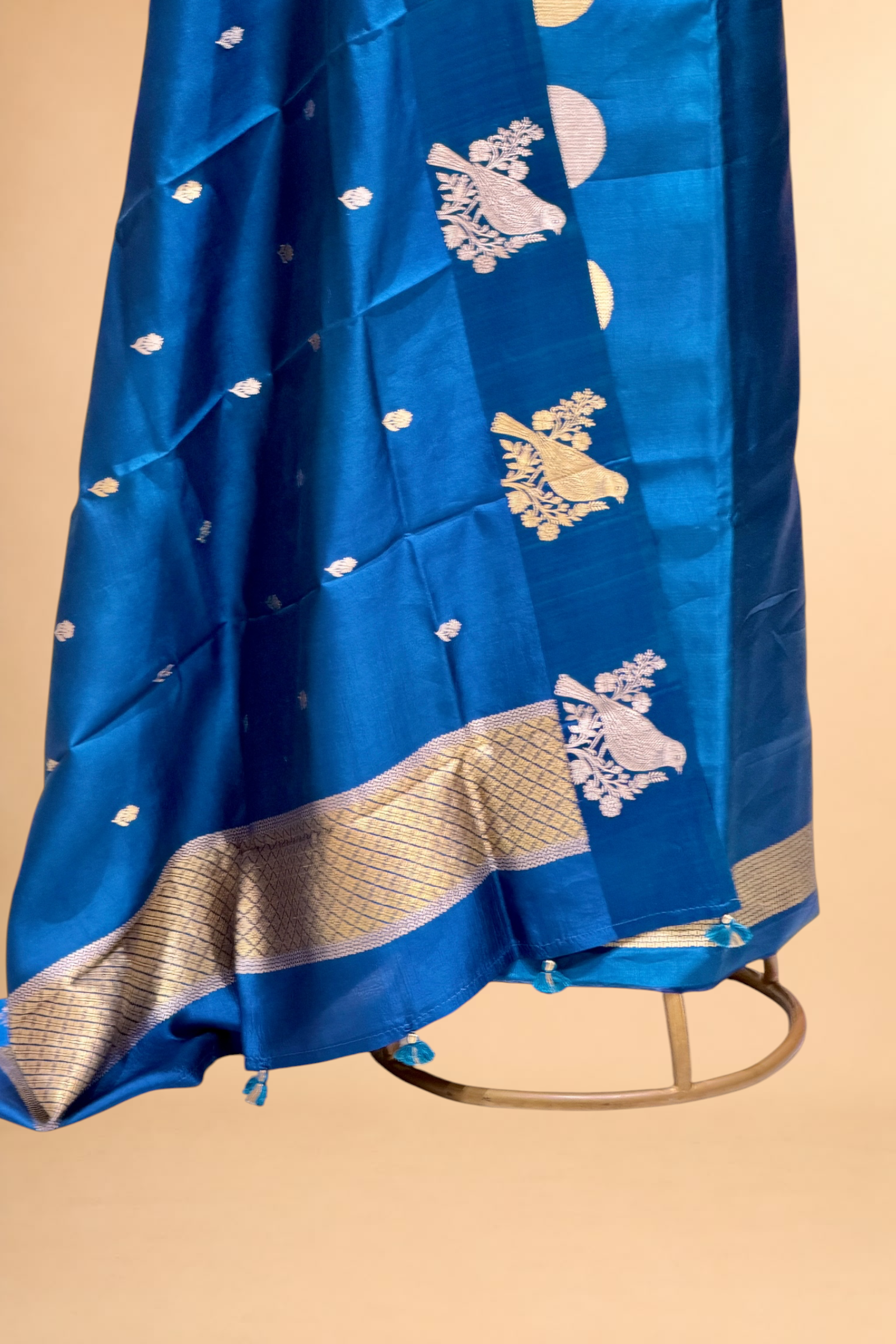 Royal Blue Soft Silk Suit Set